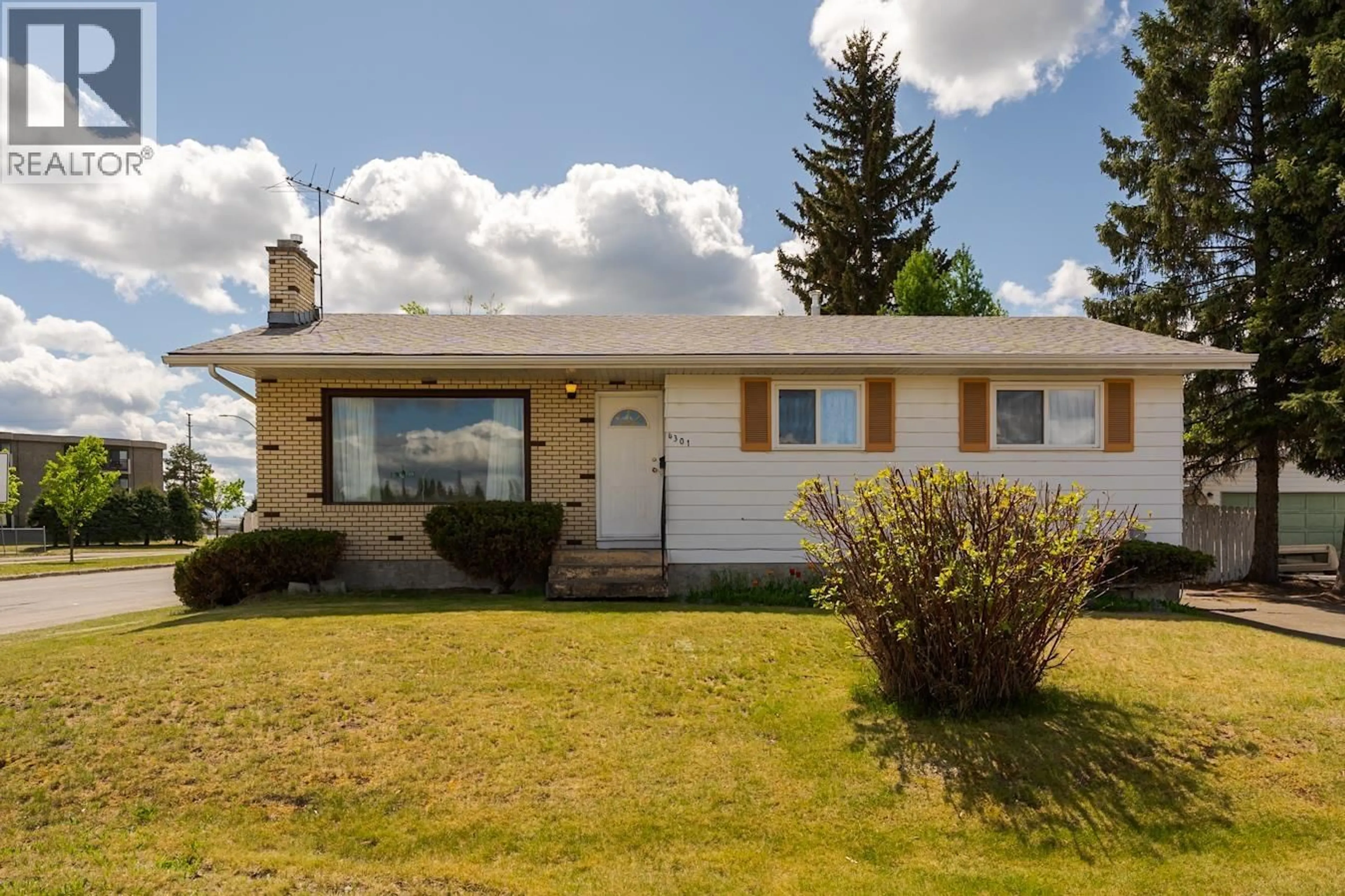 Home with vinyl exterior material, street for 4301 ANTLER AVENUE, Prince George British Columbia V2M4Y7