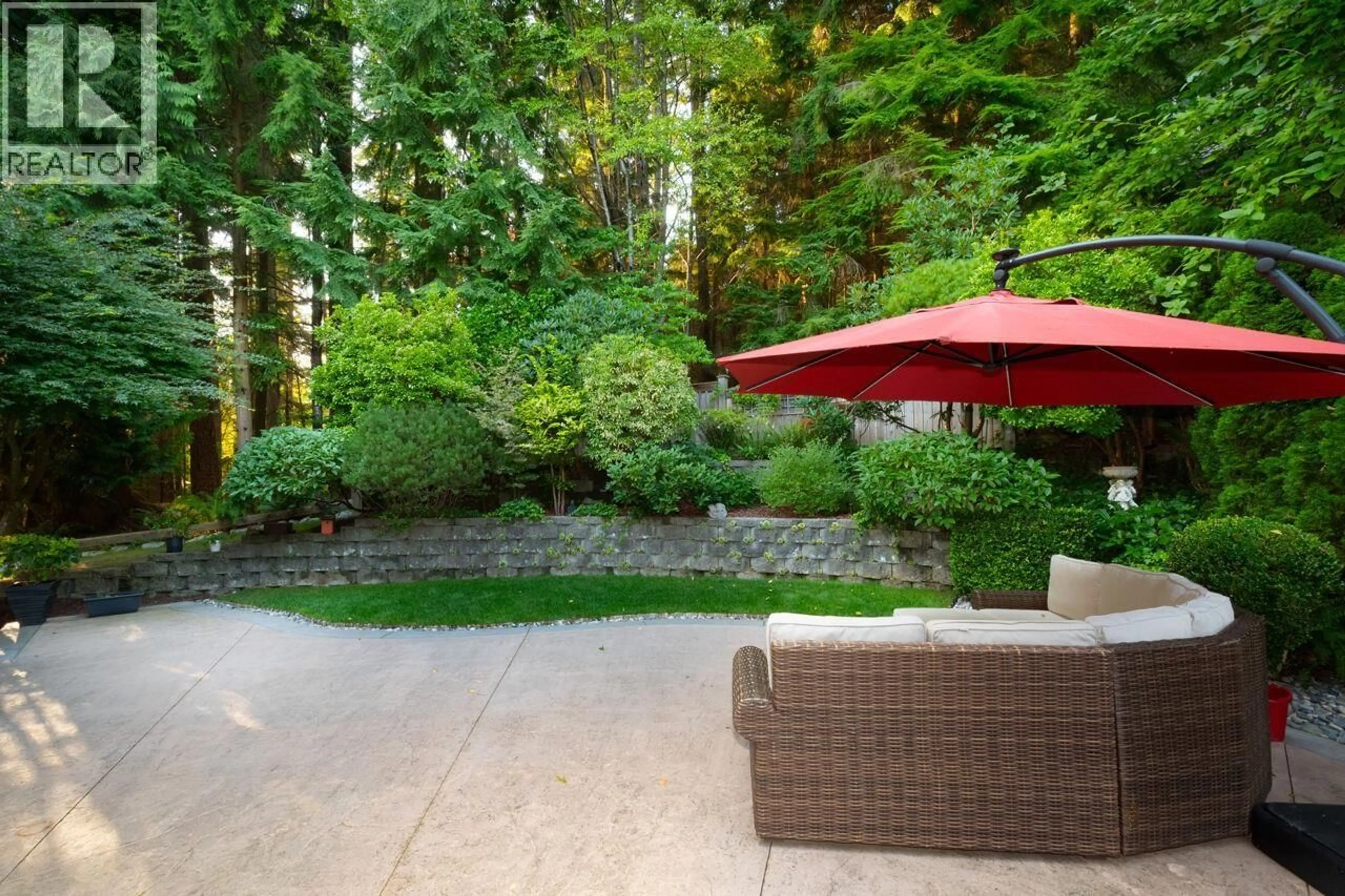 Patio, forest/trees view for 51 WILKES CREEK DRIVE, Port Moody British Columbia V3H4Z9