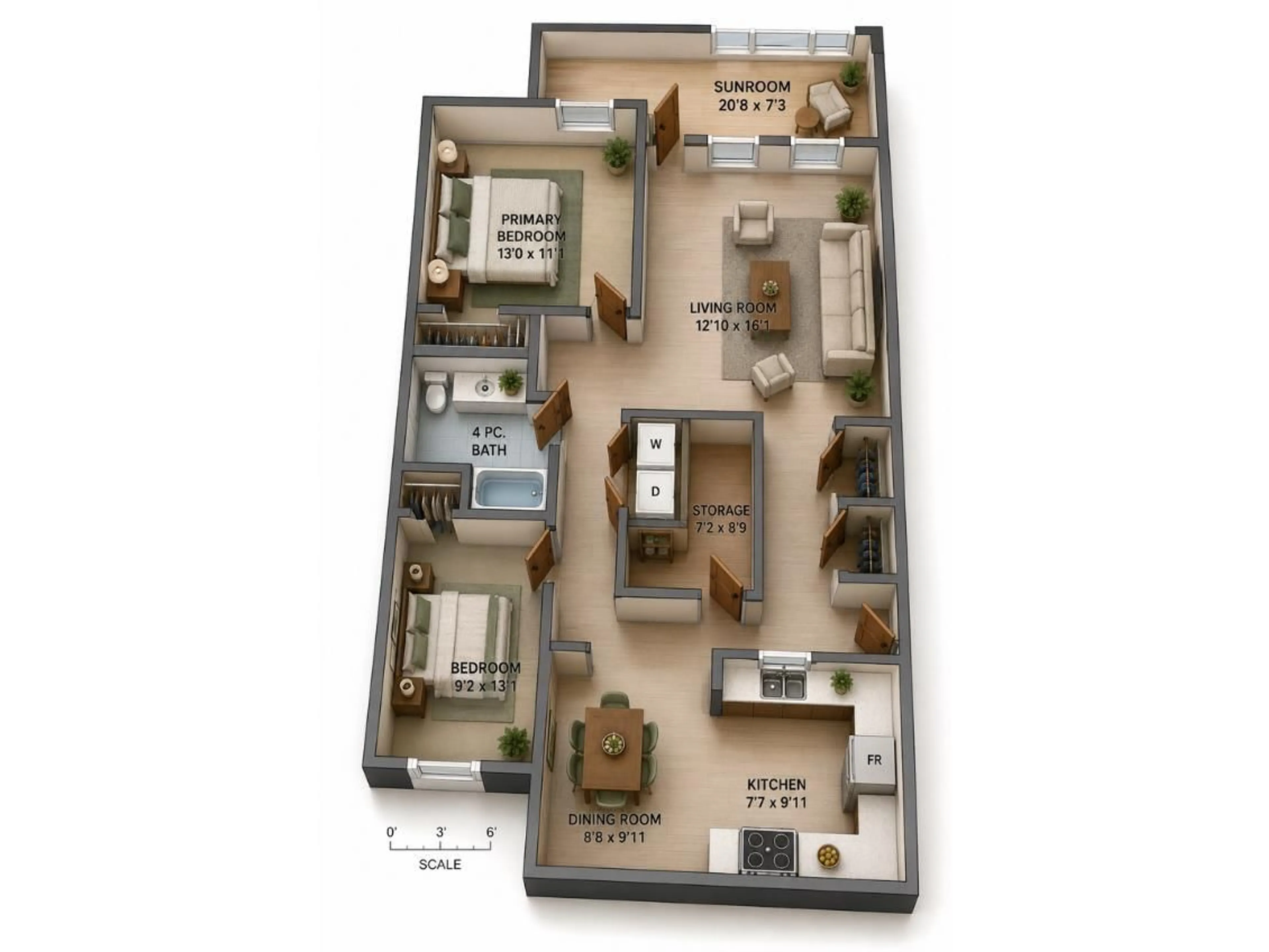 Floor plan for 204 - 32055 OLD YALE ROAD, Abbotsford British Columbia V2T2C8