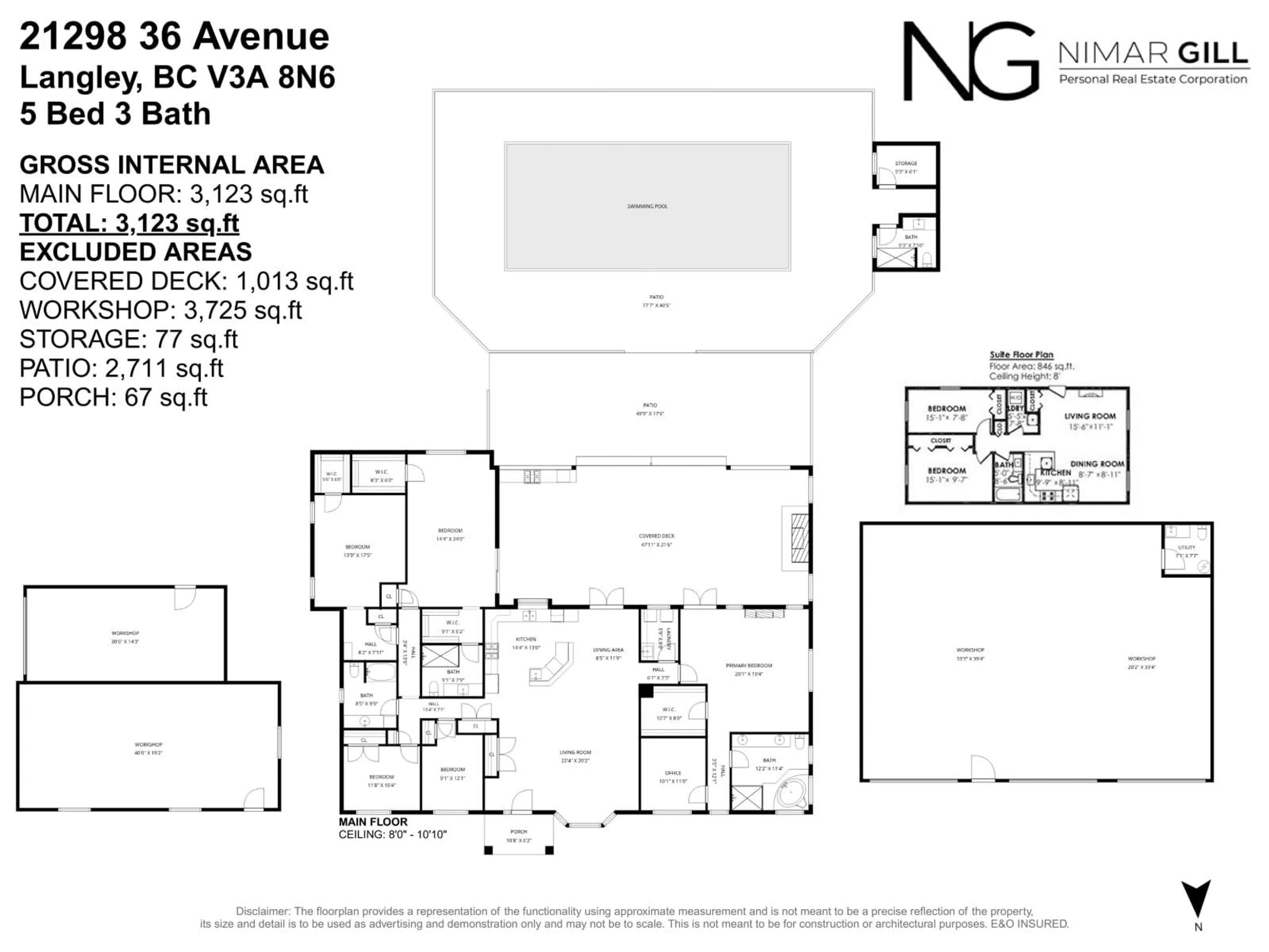 Floor plan for 21298 36 AVENUE, Langley British Columbia V3A8N6