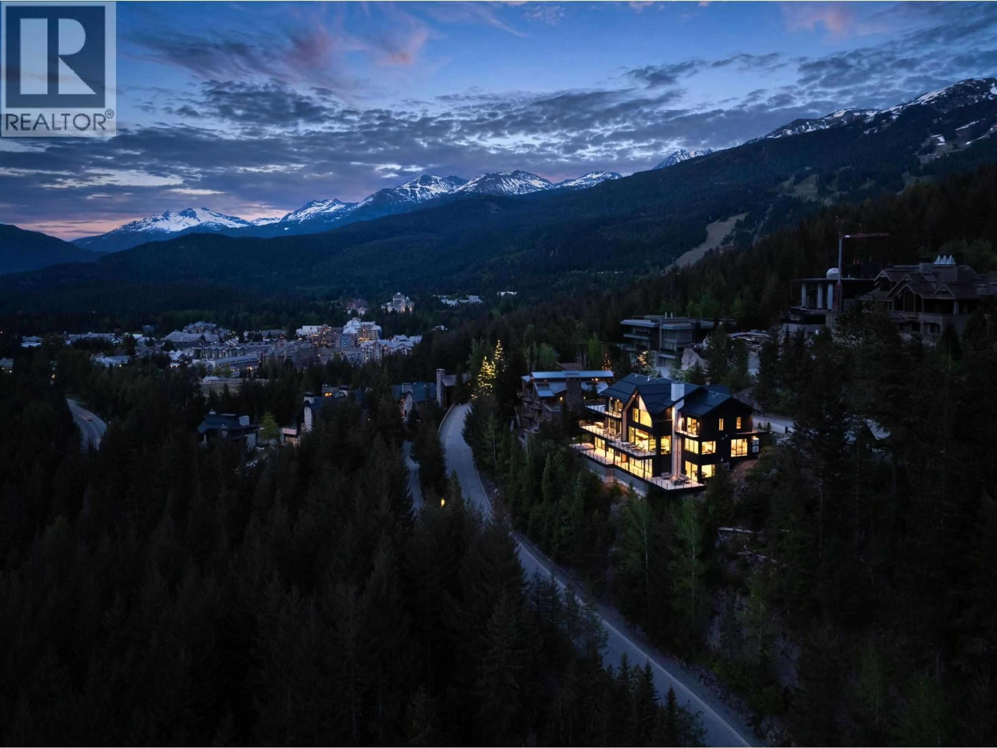A pic from outside/outdoor area/front of a property/back of a property/a pic from drone, mountain view for 3824 SUNRIDGE DRIVE, Whistler British Columbia V8E0W1