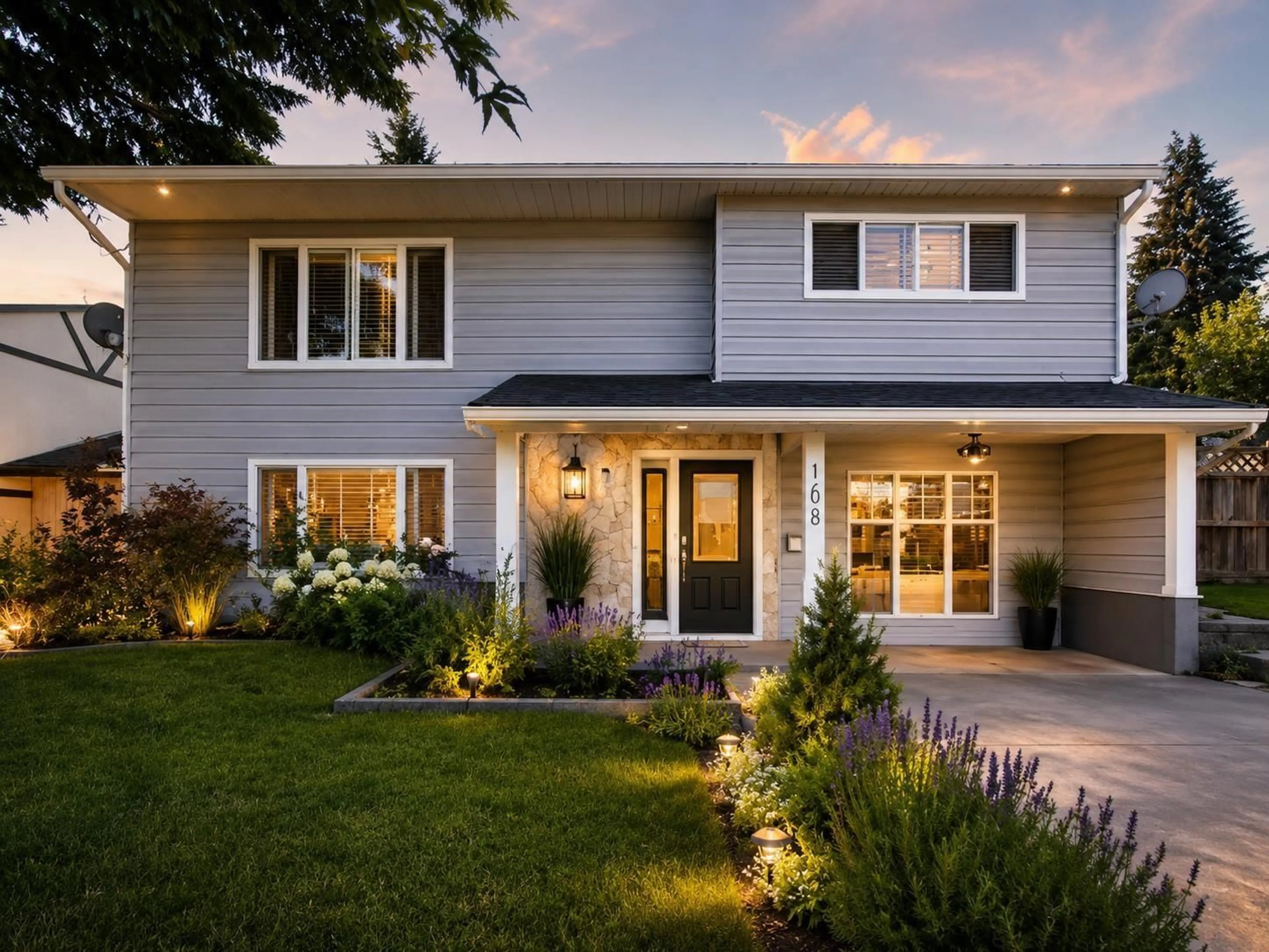 Home with vinyl exterior material, street for 14188 77 AVENUE, Surrey British Columbia V3W6K9
