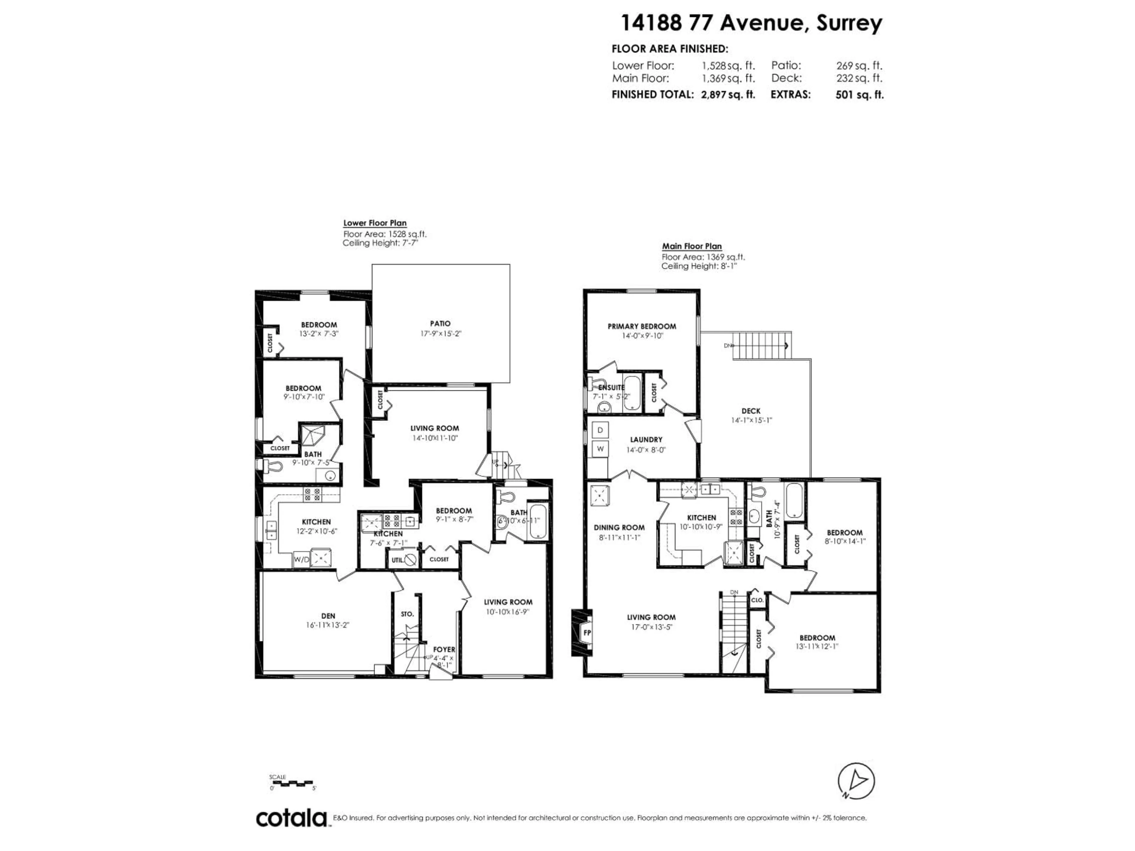 Floor plan for 14188 77 AVENUE, Surrey British Columbia V3W6K9