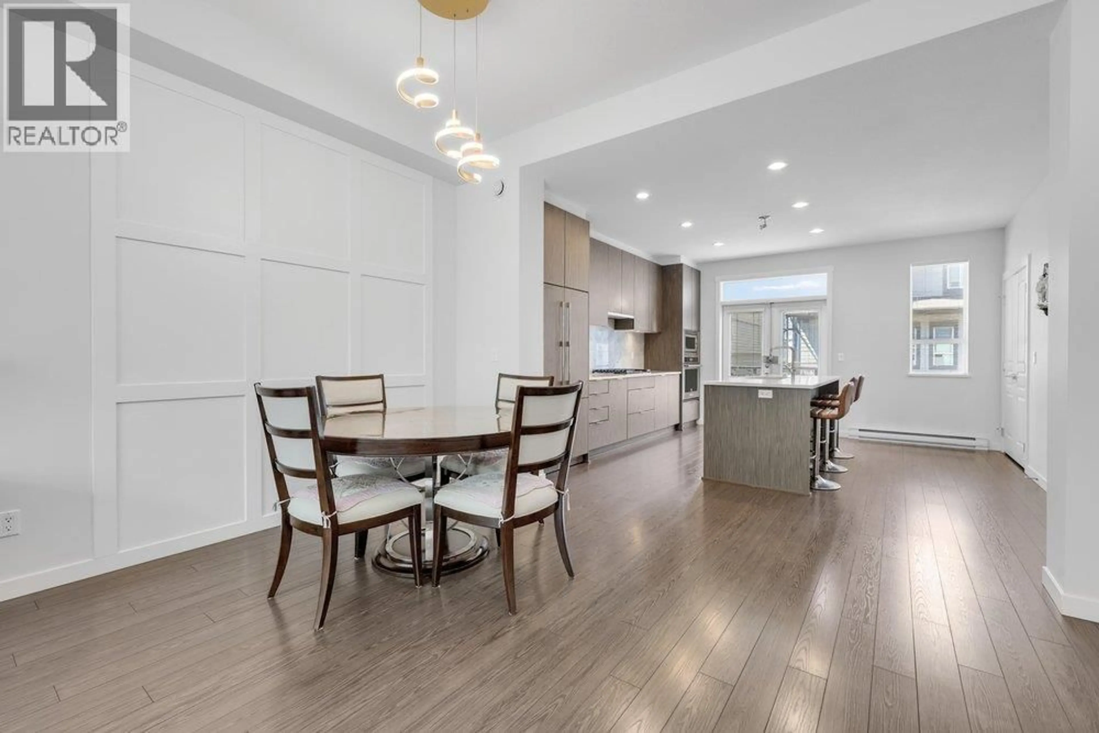 Open concept kitchen, wood/laminate floor for 47 - 10388 NO. 2 ROAD, Richmond British Columbia V7E0B9