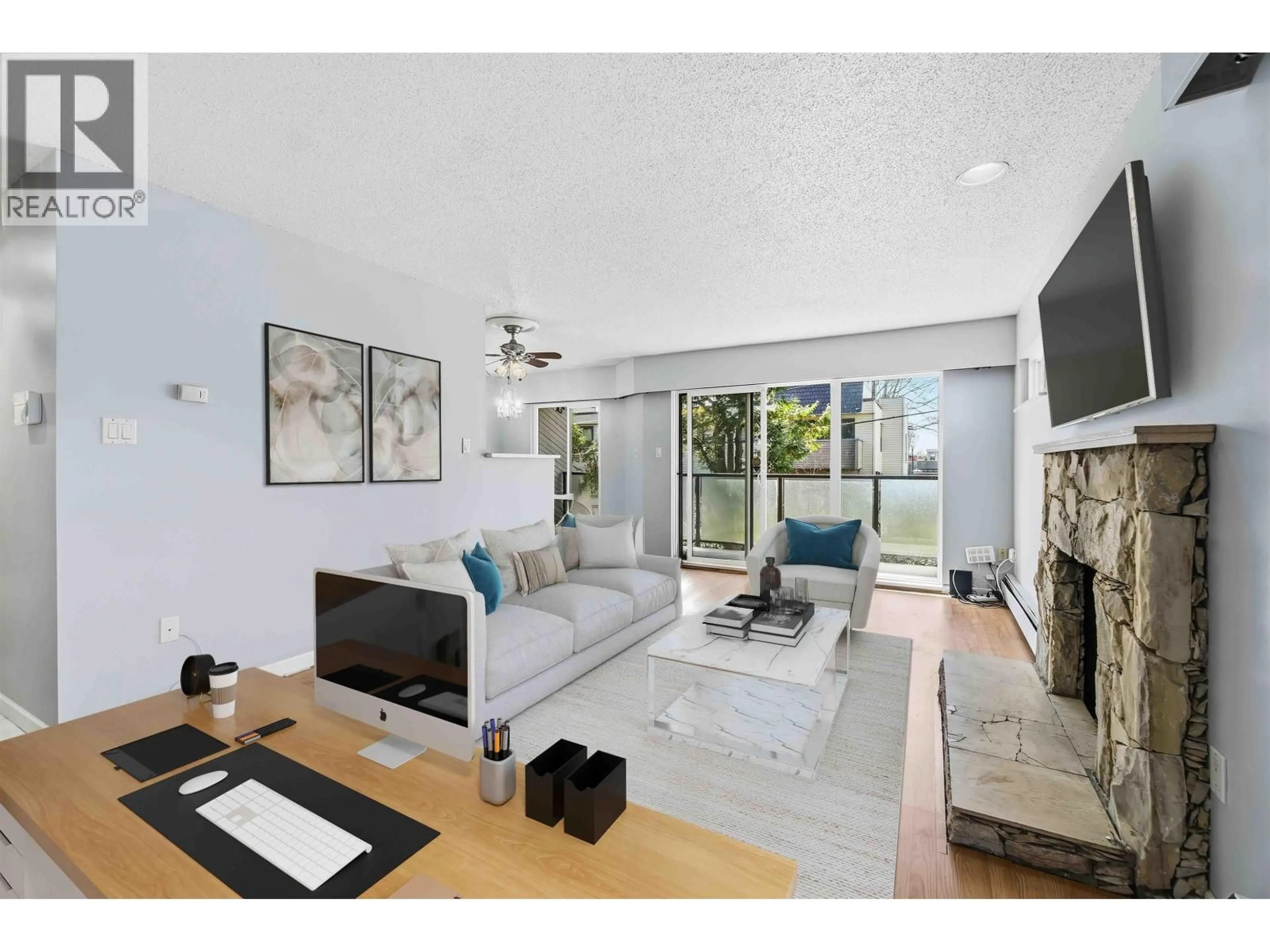 Living room with furniture, unknown for 203 - 1425 CYPRESS STREET, Vancouver British Columbia V6J3L1