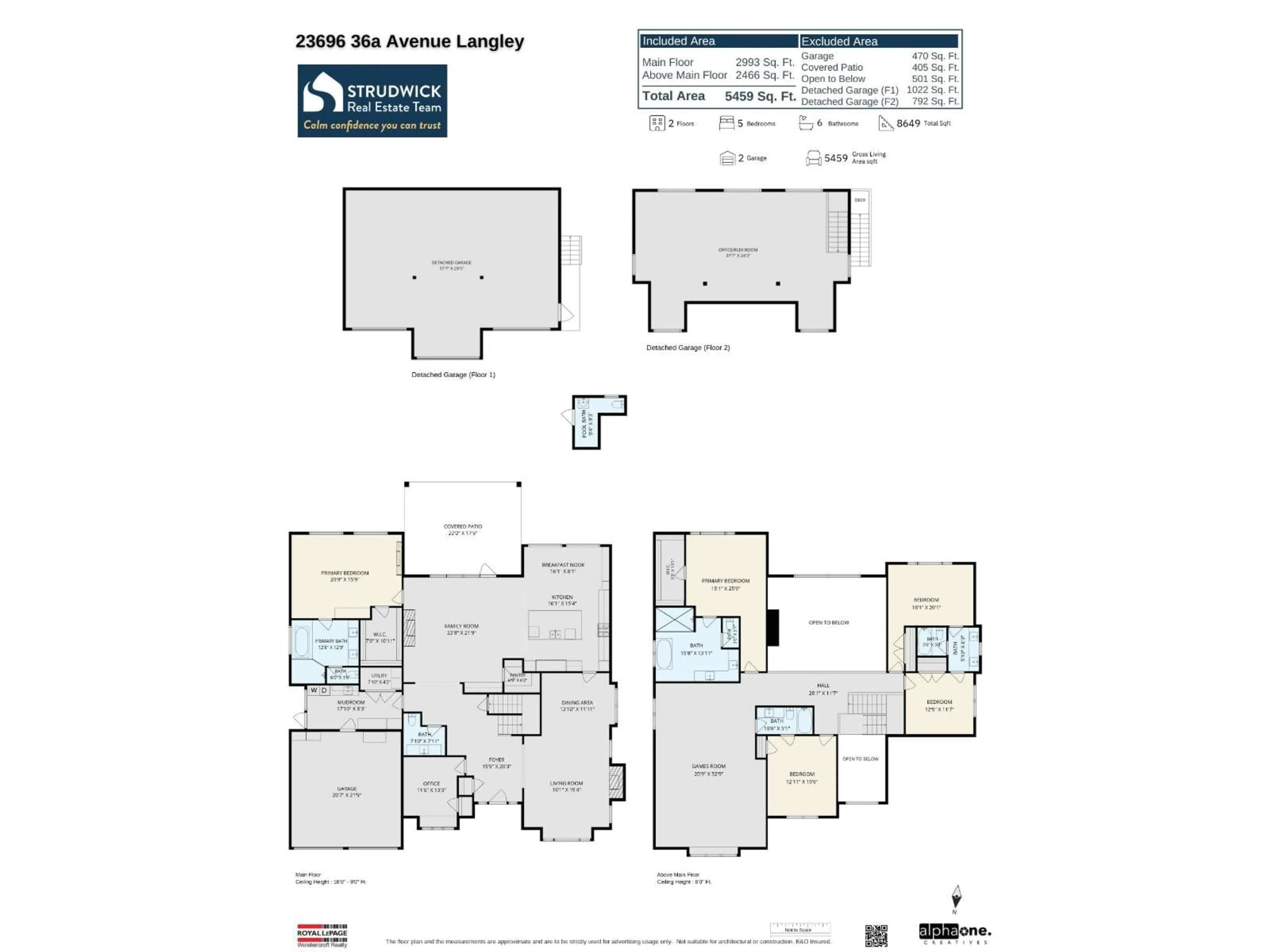 Floor plan for 23696 36A AVENUE, Langley British Columbia V2Z2J6