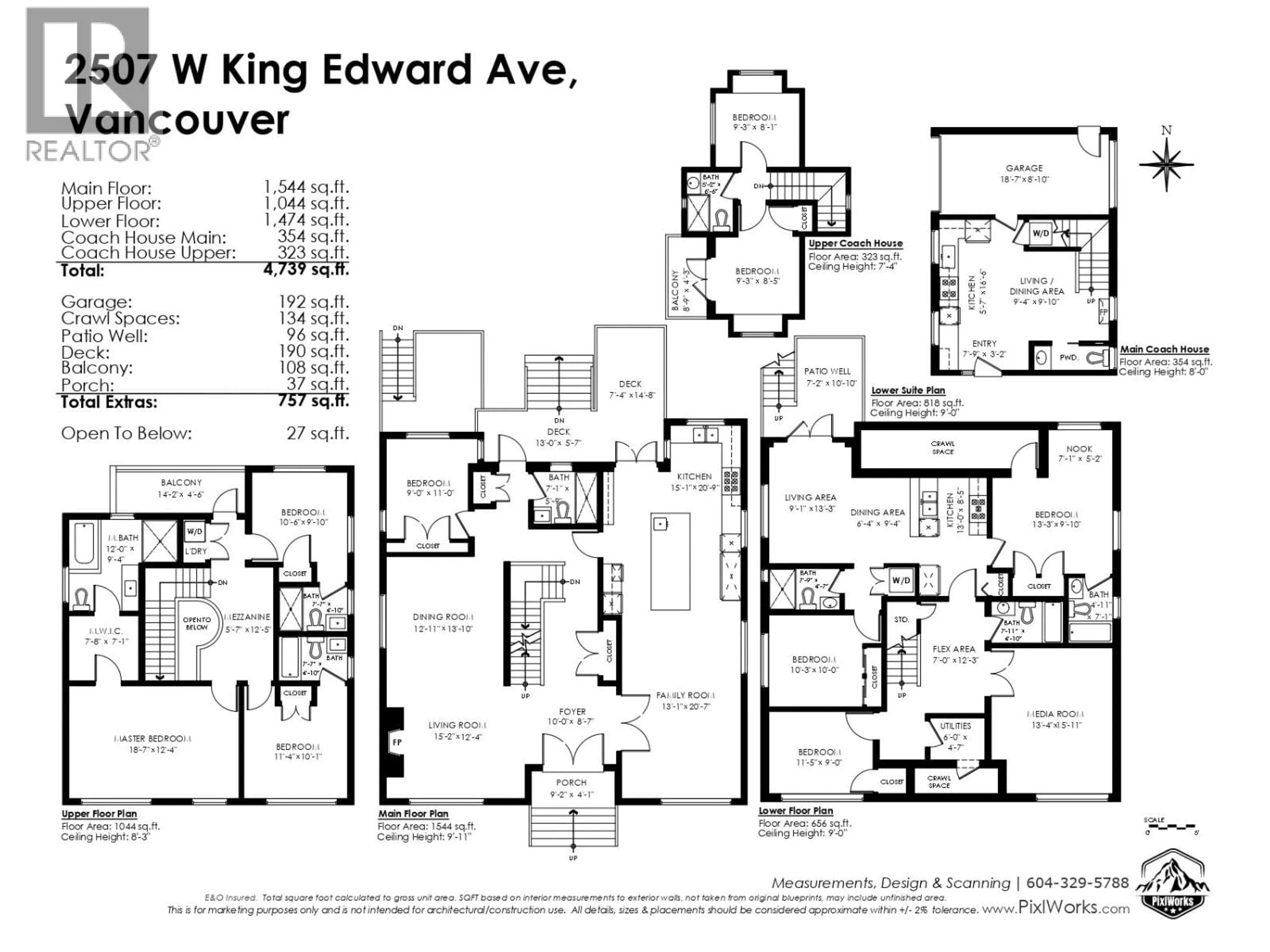 Floor plan for 2507 KING EDWARD AVENUE, Vancouver British Columbia V6L1T5