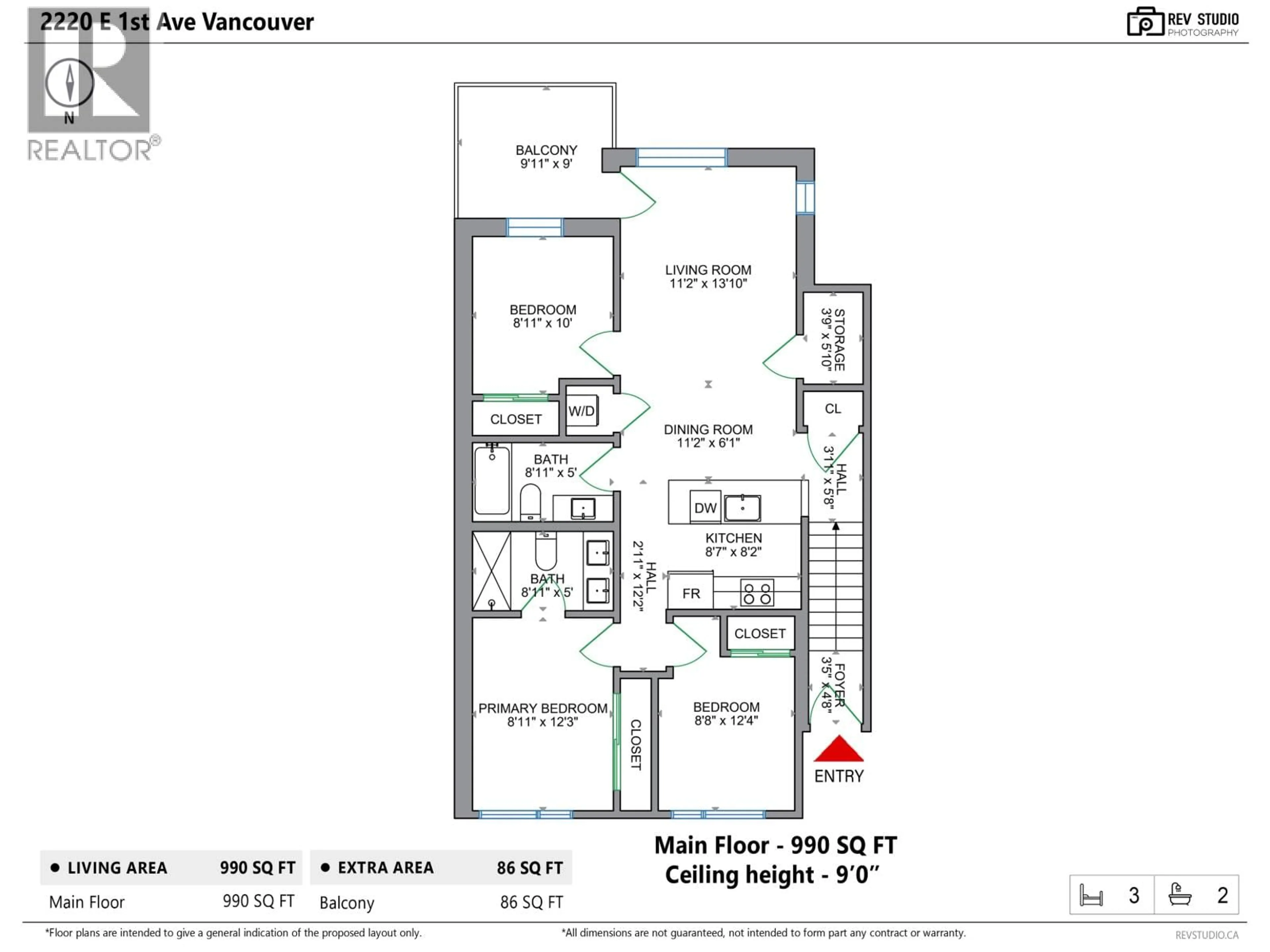 Floor plan for 2210 1ST AVENUE, Vancouver British Columbia V5N1B6