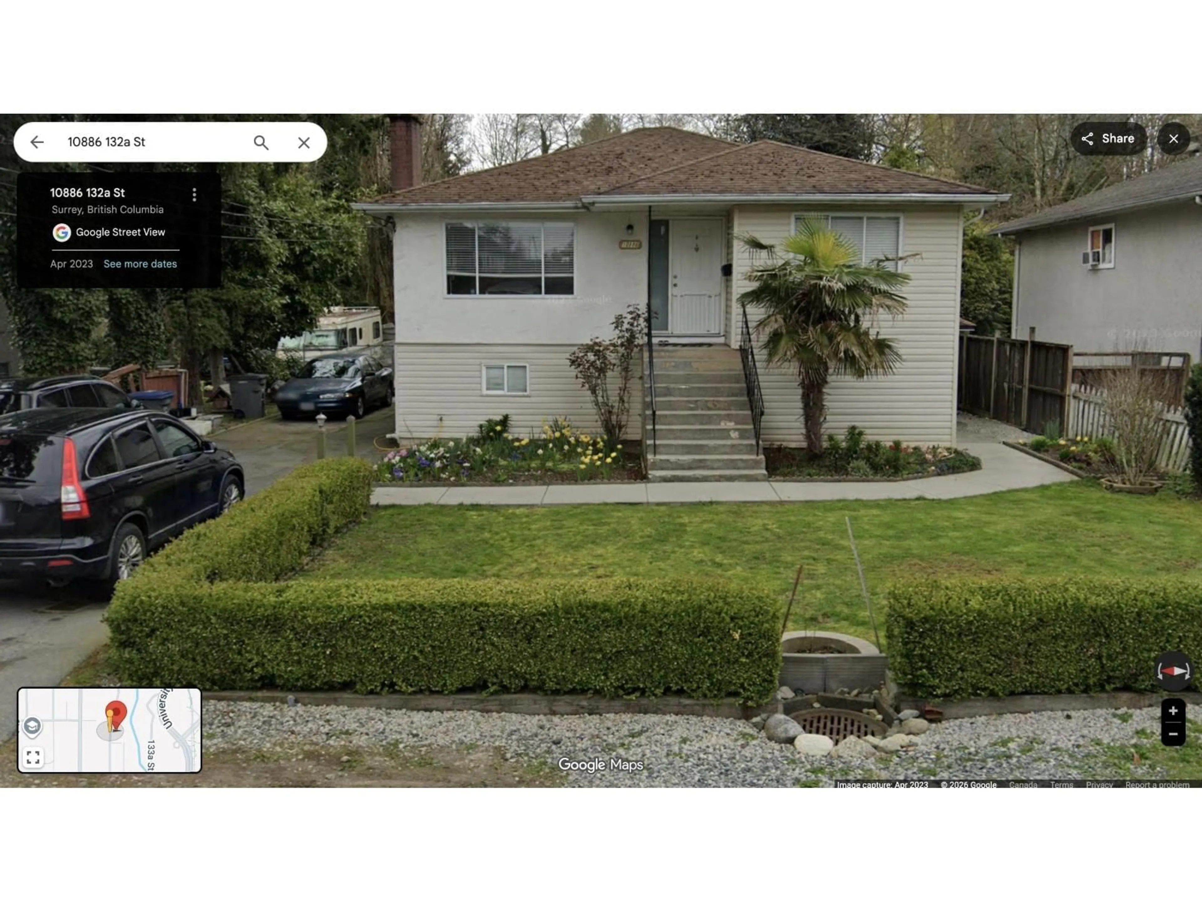 A pic from outside/outdoor area/front of a property/back of a property/a pic from drone, street for 10886 132A STREET, Surrey British Columbia V3T3Y4