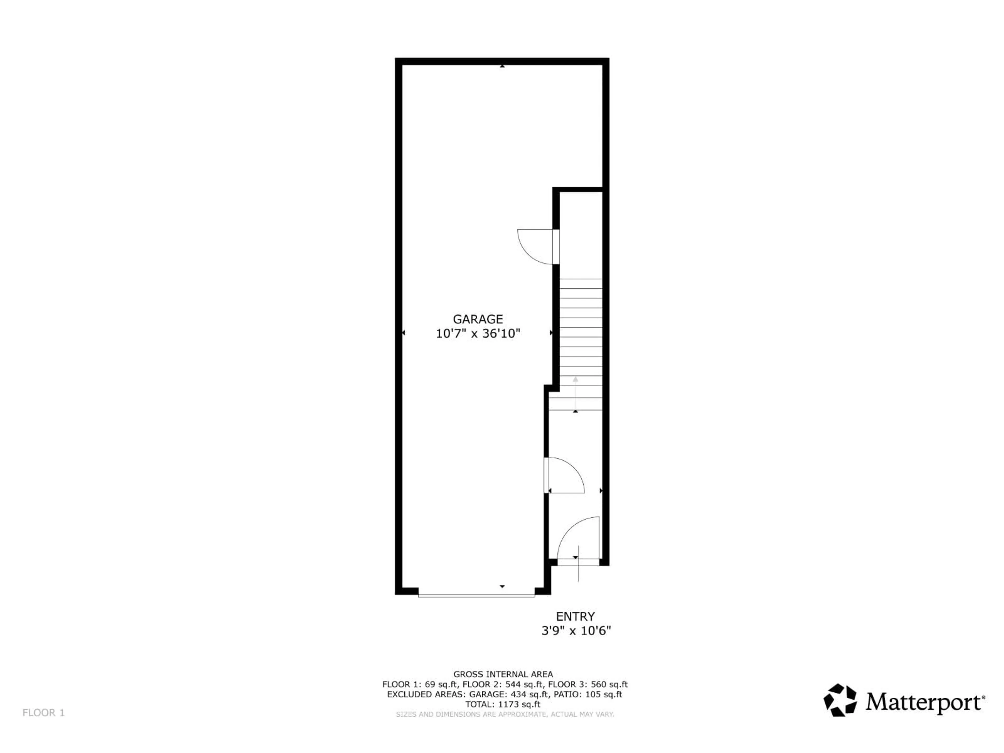 Floor plan for 99 - 20875 80 AVENUE, Langley British Columbia V2Y0B2