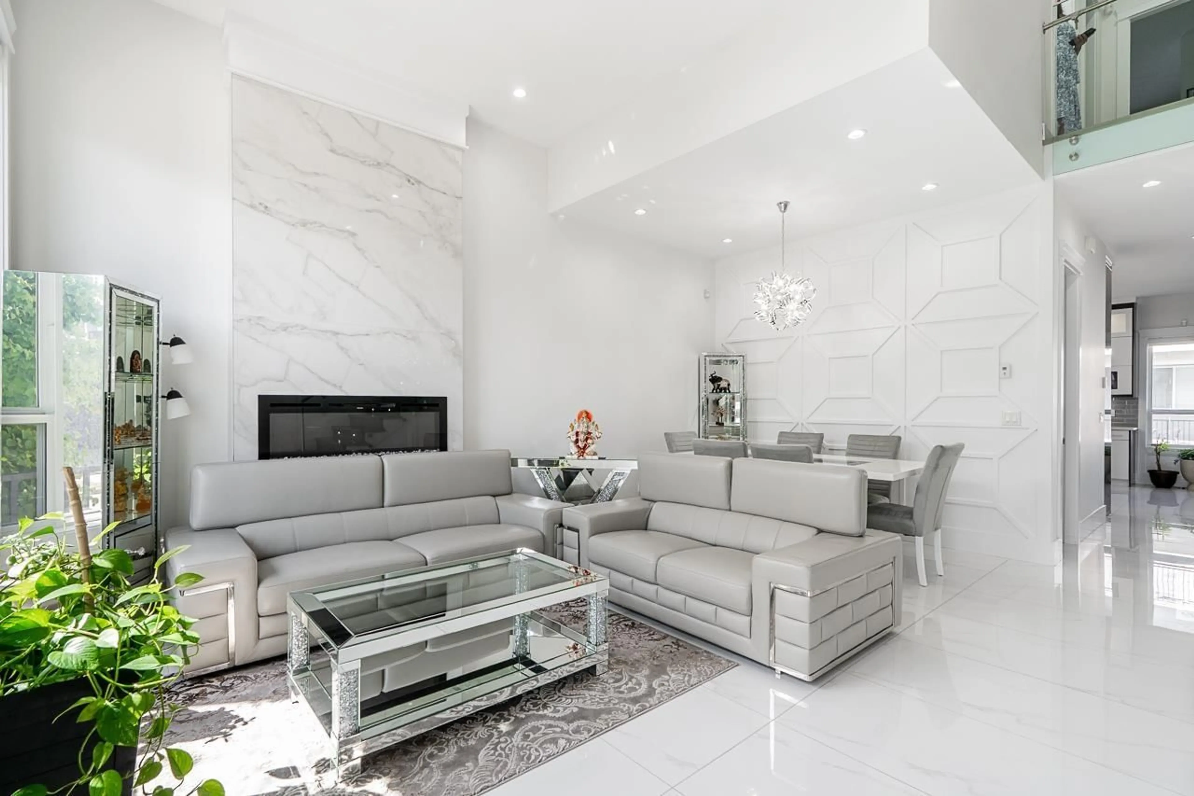 Living room with furniture, ceramic/tile floor for 5921 140B STREET, Surrey British Columbia V3X2N3