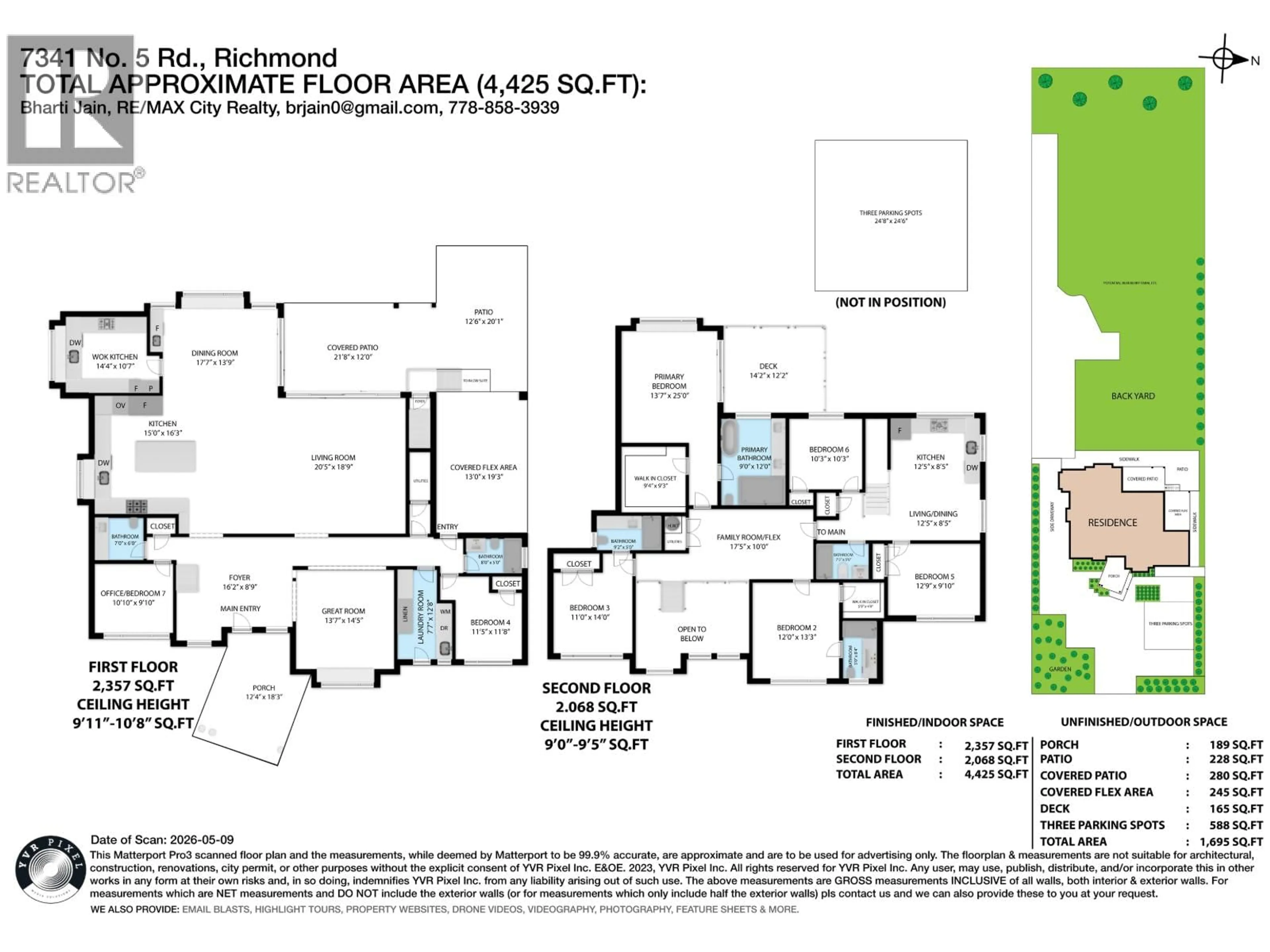 Floor plan for 7341 NO. 5 ROAD, Richmond British Columbia V6Y2V3