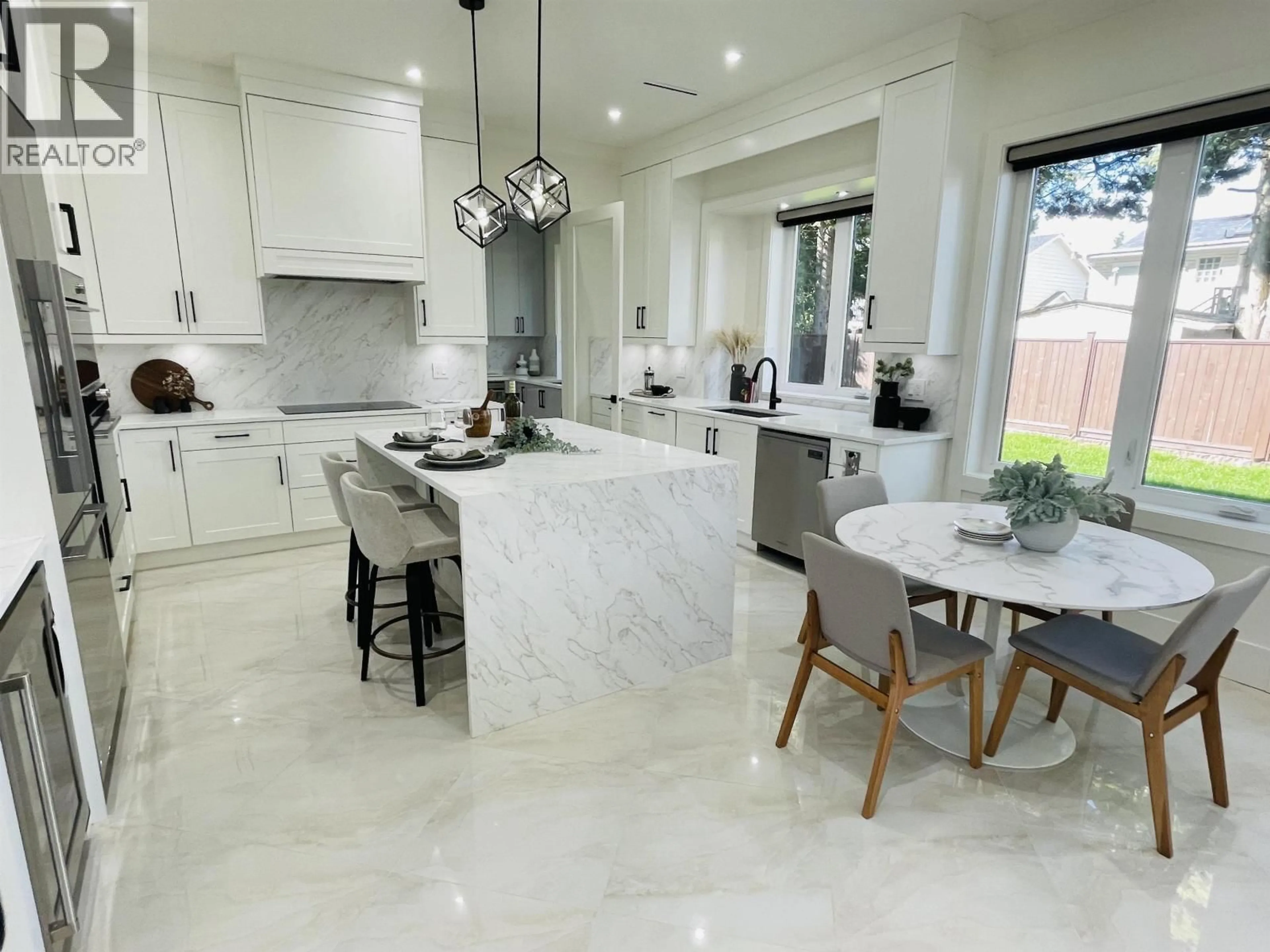Contemporary kitchen, ceramic/tile floor for 11231 KING ROAD, Richmond British Columbia V7A3B3