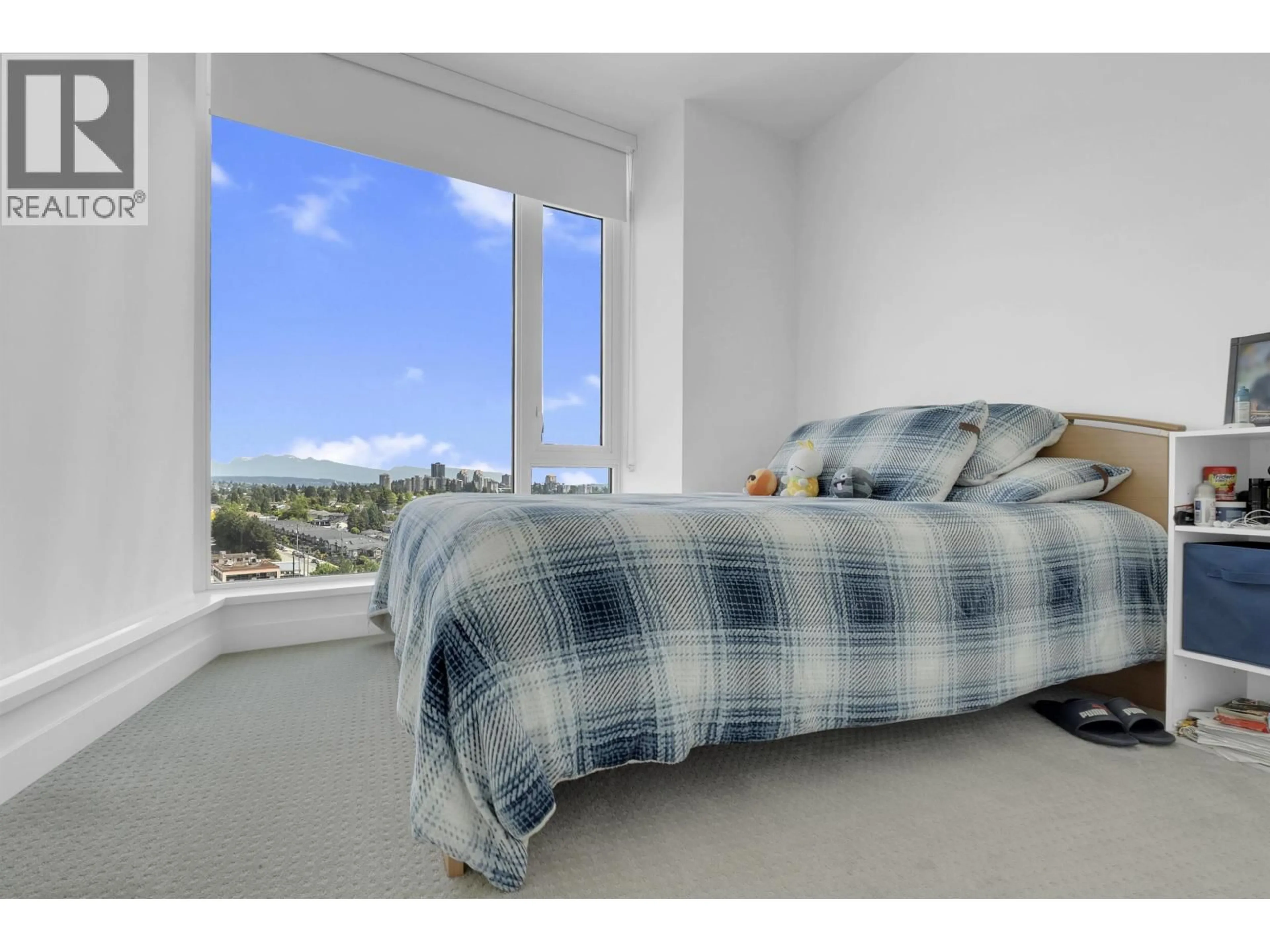 Bedroom with bed, unknown for 1106 - 7769 PARK CRESCENT, Burnaby British Columbia V3N0J7