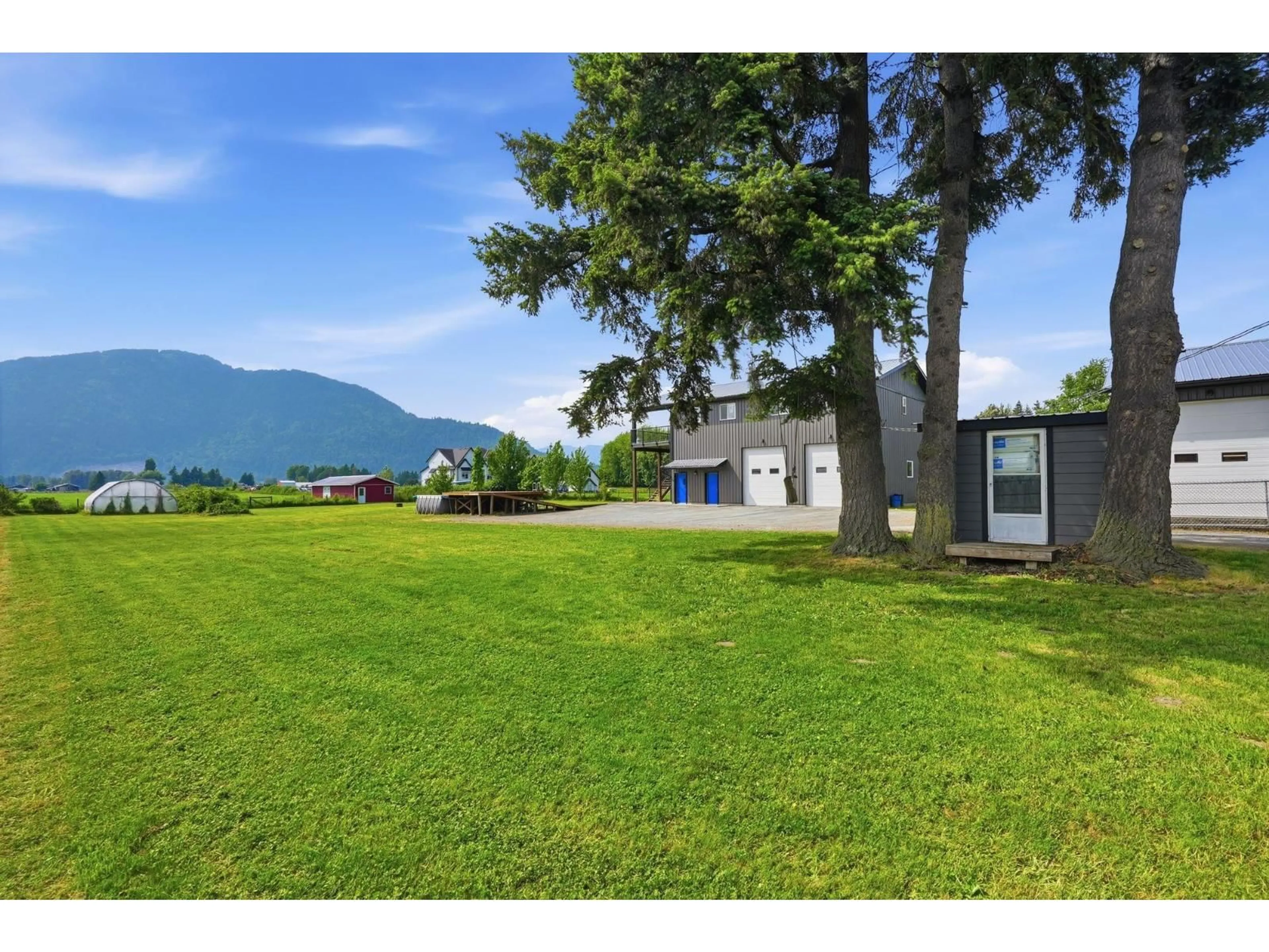 A pic from outside/outdoor area/front of a property/back of a property/a pic from drone, mountain view for 6155 BLACKBURN ROAD, Sardis - Greendale British Columbia V2R4N9
