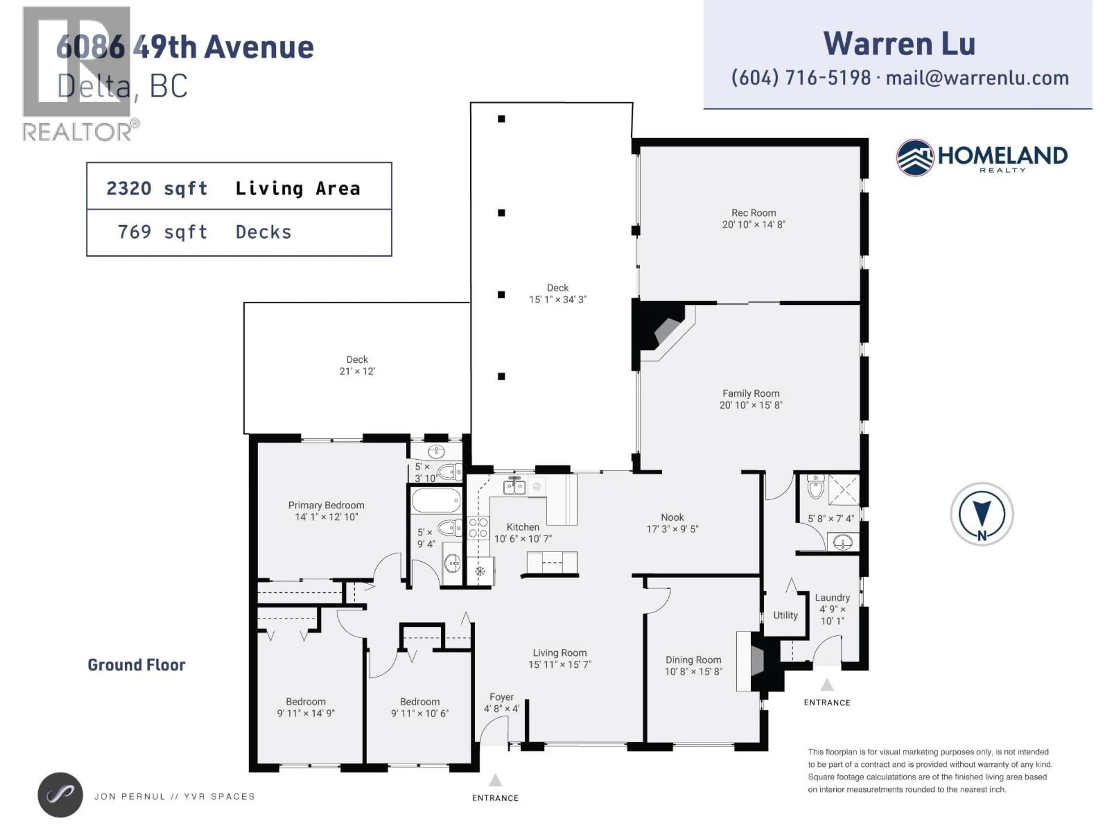 Floor plan for 6086 49 AVENUE, Delta British Columbia V4K1Z1