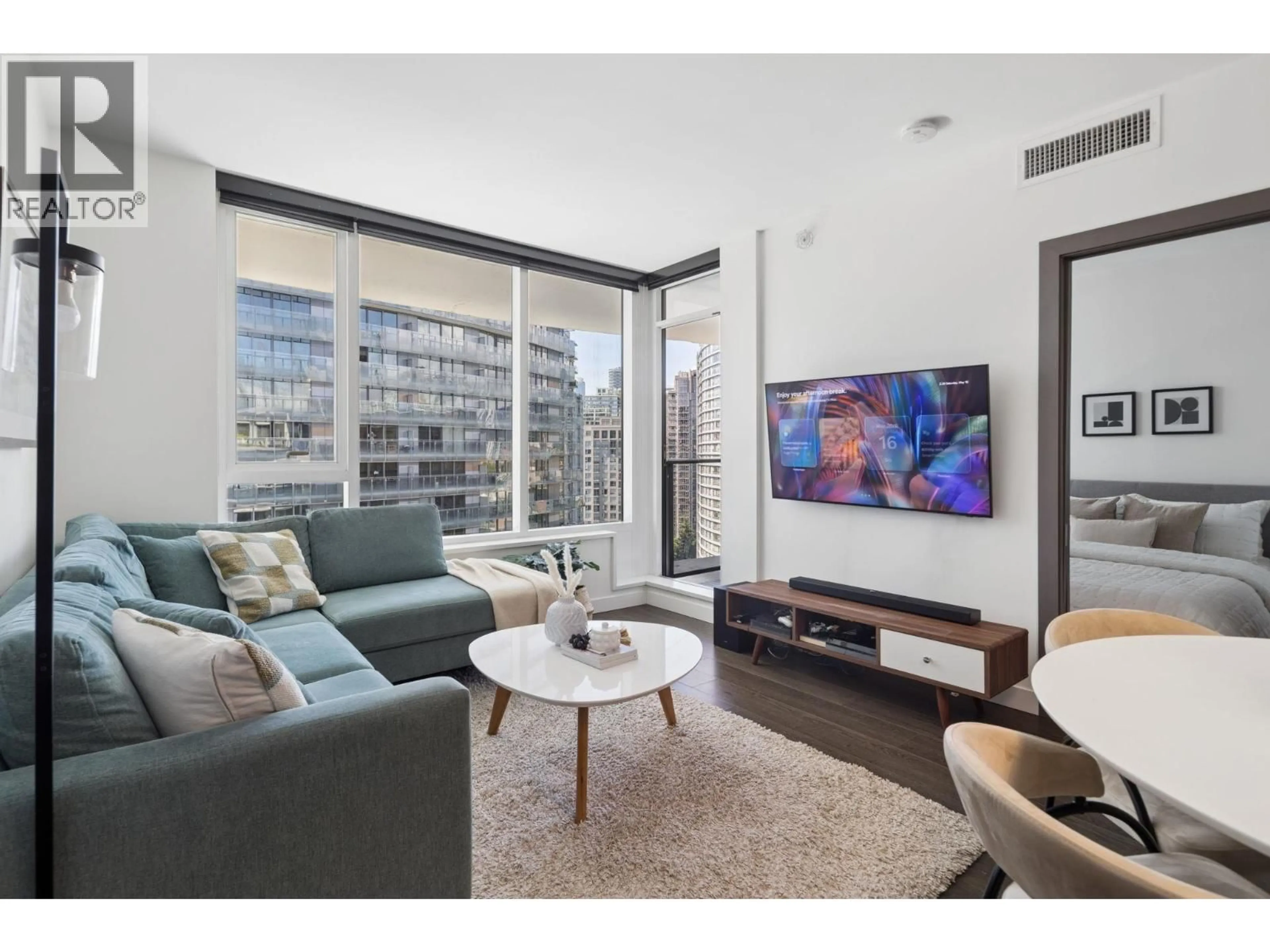 Living room with furniture, unknown for 2008 - 68 SMITHE STREET, Vancouver British Columbia V6B0P4