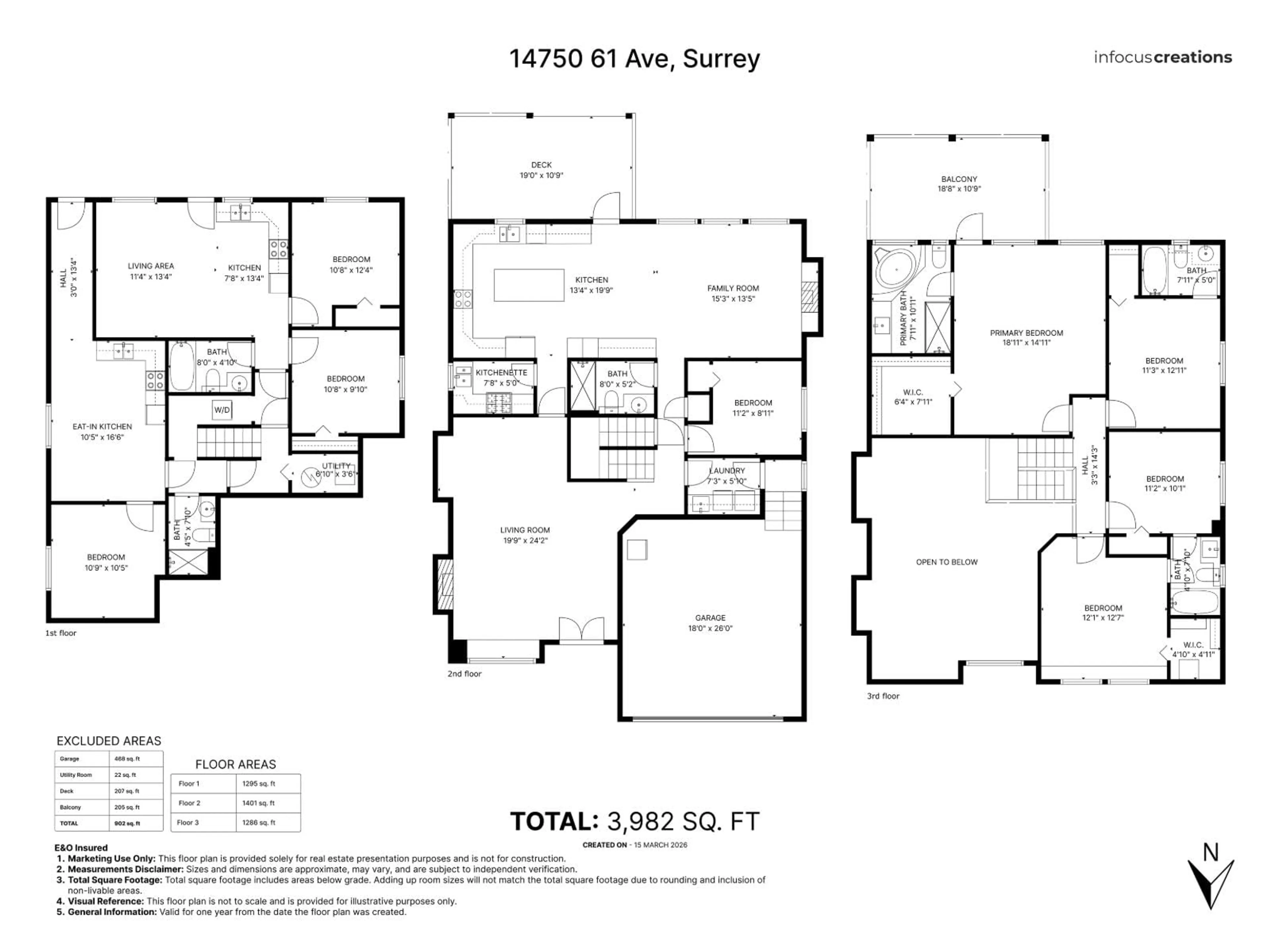 Floor plan for 14750 61ST AVENUE, Surrey British Columbia V3S3W5