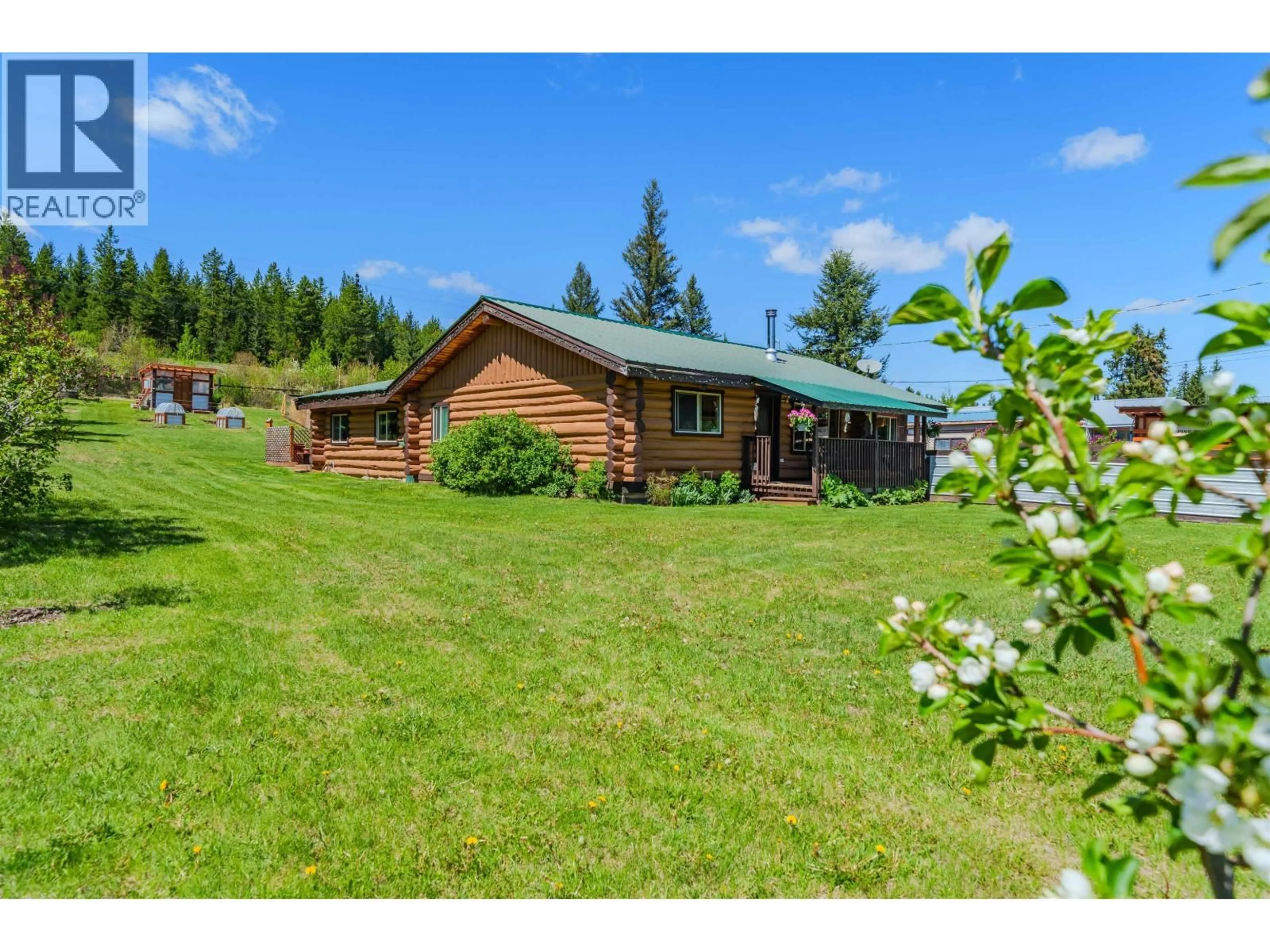 A pic from outside/outdoor area/front of a property/back of a property/a pic from drone, mountain view for 5134 PERKINS ROAD, Forest Grove British Columbia V0K1G0
