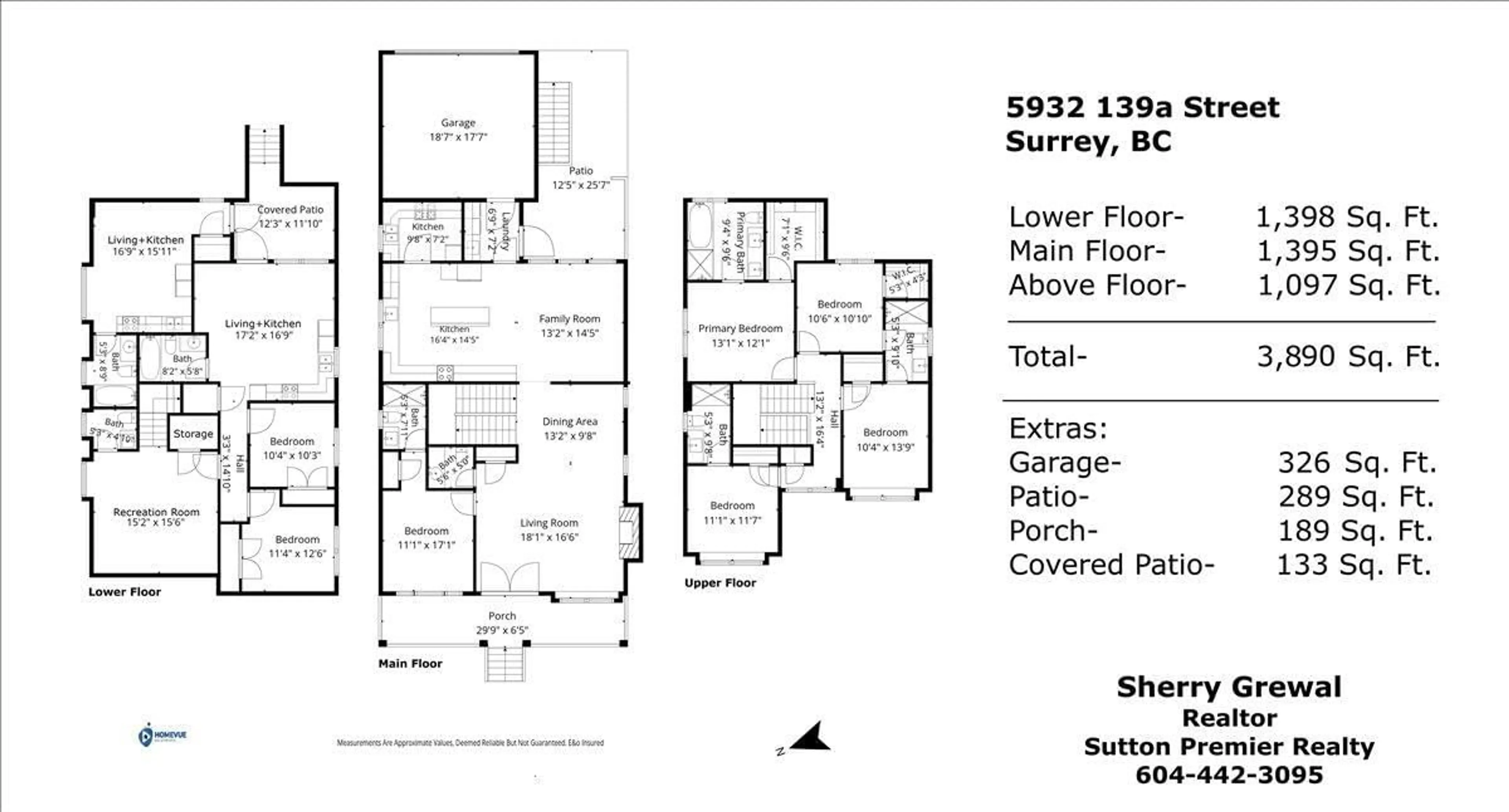 Floor plan for 5932 139A STREET, Surrey British Columbia V3X0G6
