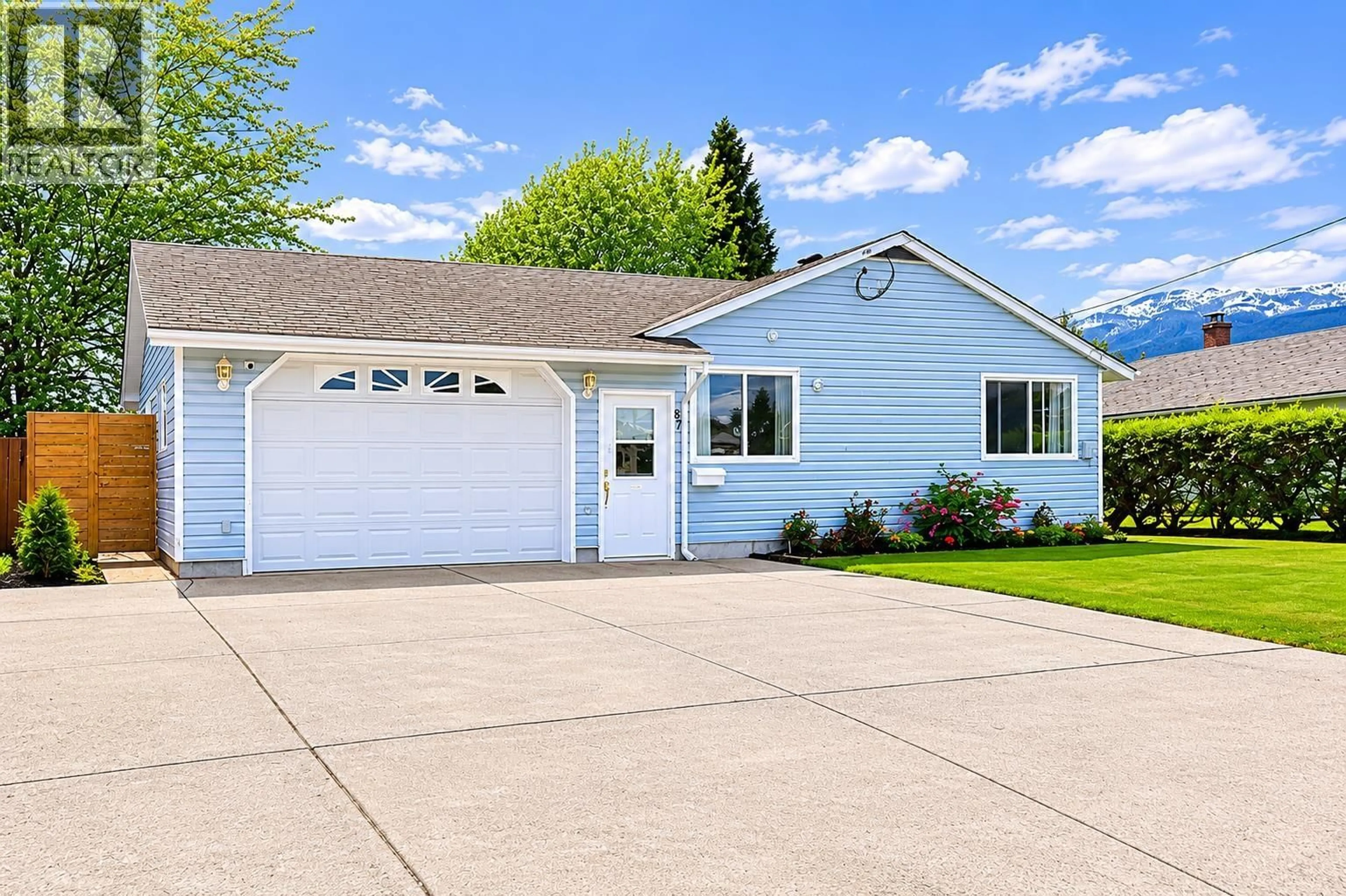 Home with vinyl exterior material, street for 87 SWANNELL STREET, Kitimat British Columbia V8C1H2