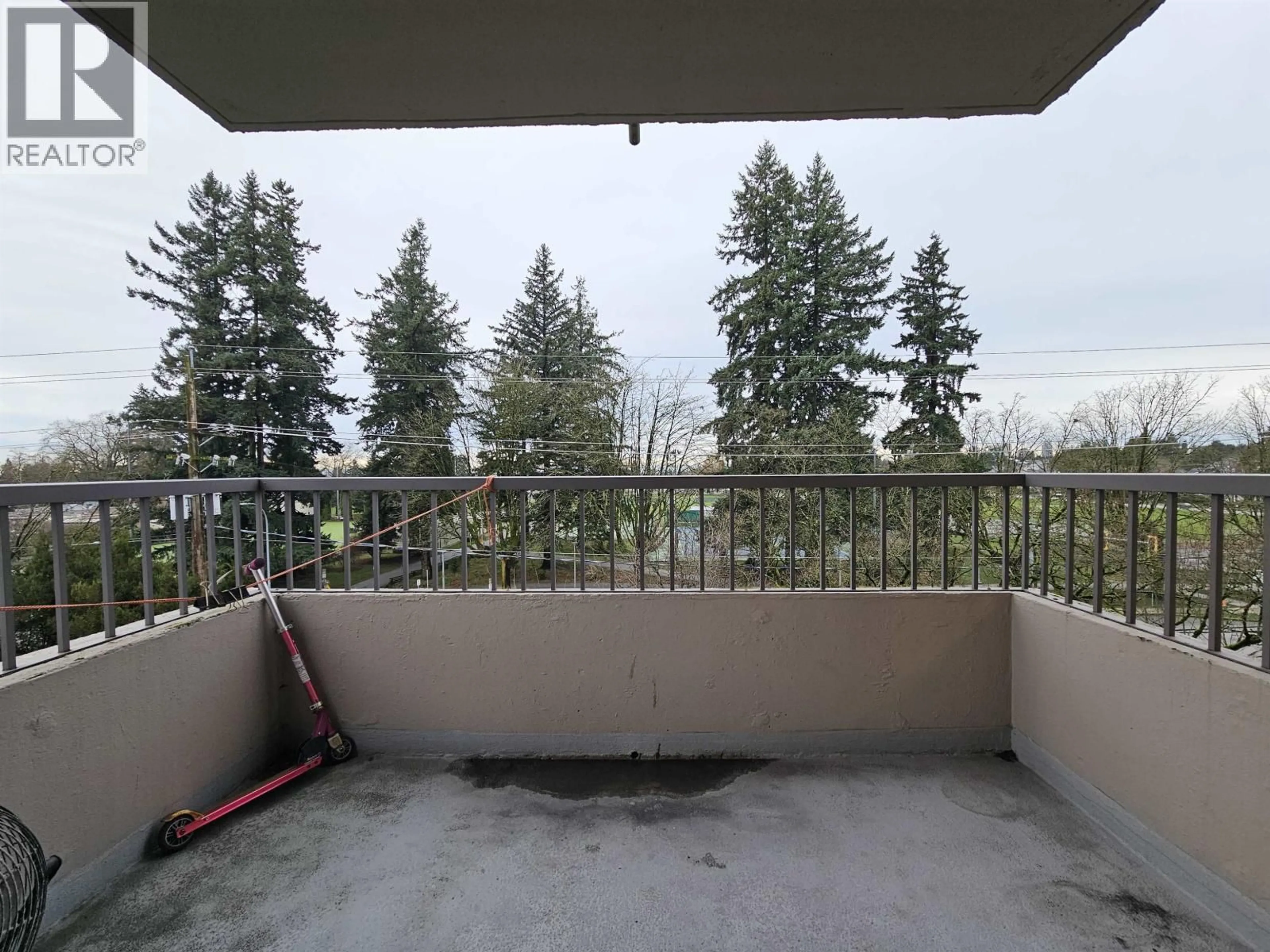 Balcony in the apartment, city buildings view from balcony for 501 - 740 HAMILTON STREET, New Westminster British Columbia V3M5T7