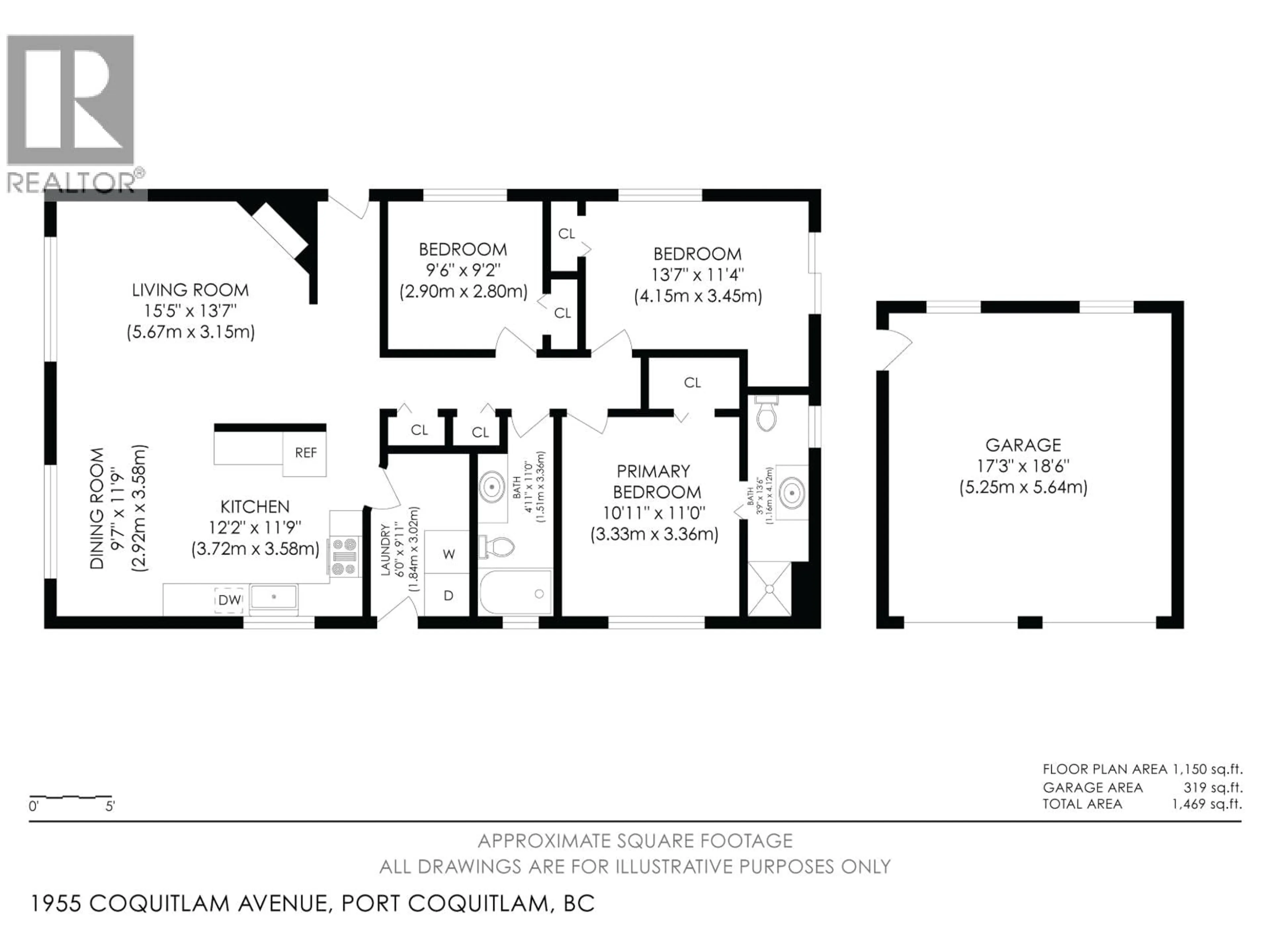 Floor plan for 1955 COQUITLAM AVENUE, Port Coquitlam British Columbia V3B1J2
