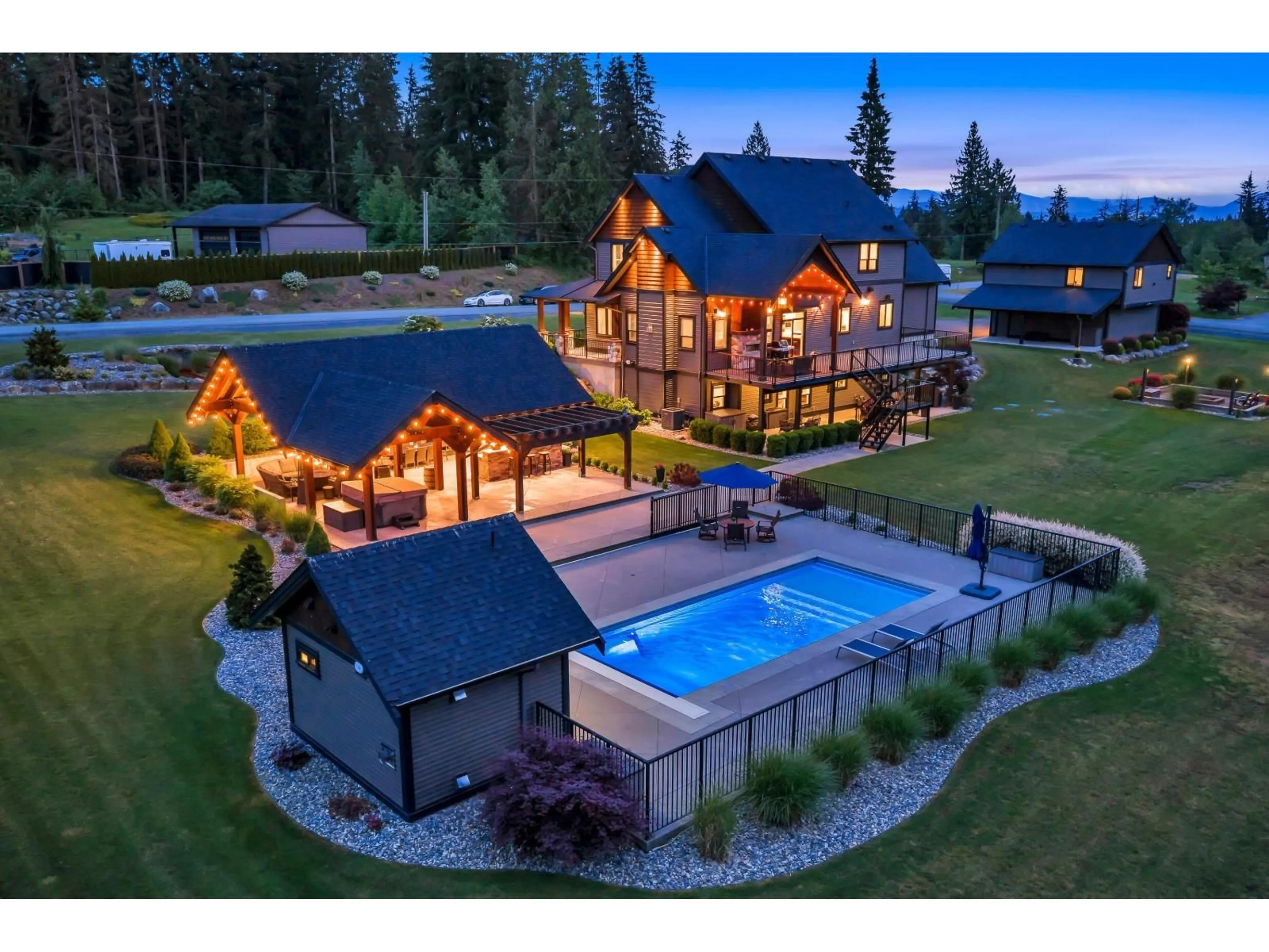 A pic from outside/outdoor area/front of a property/back of a property/a pic from drone, water/lake/river/ocean view for 9705 VERCHERE STREET, Mission British Columbia V2V7E6