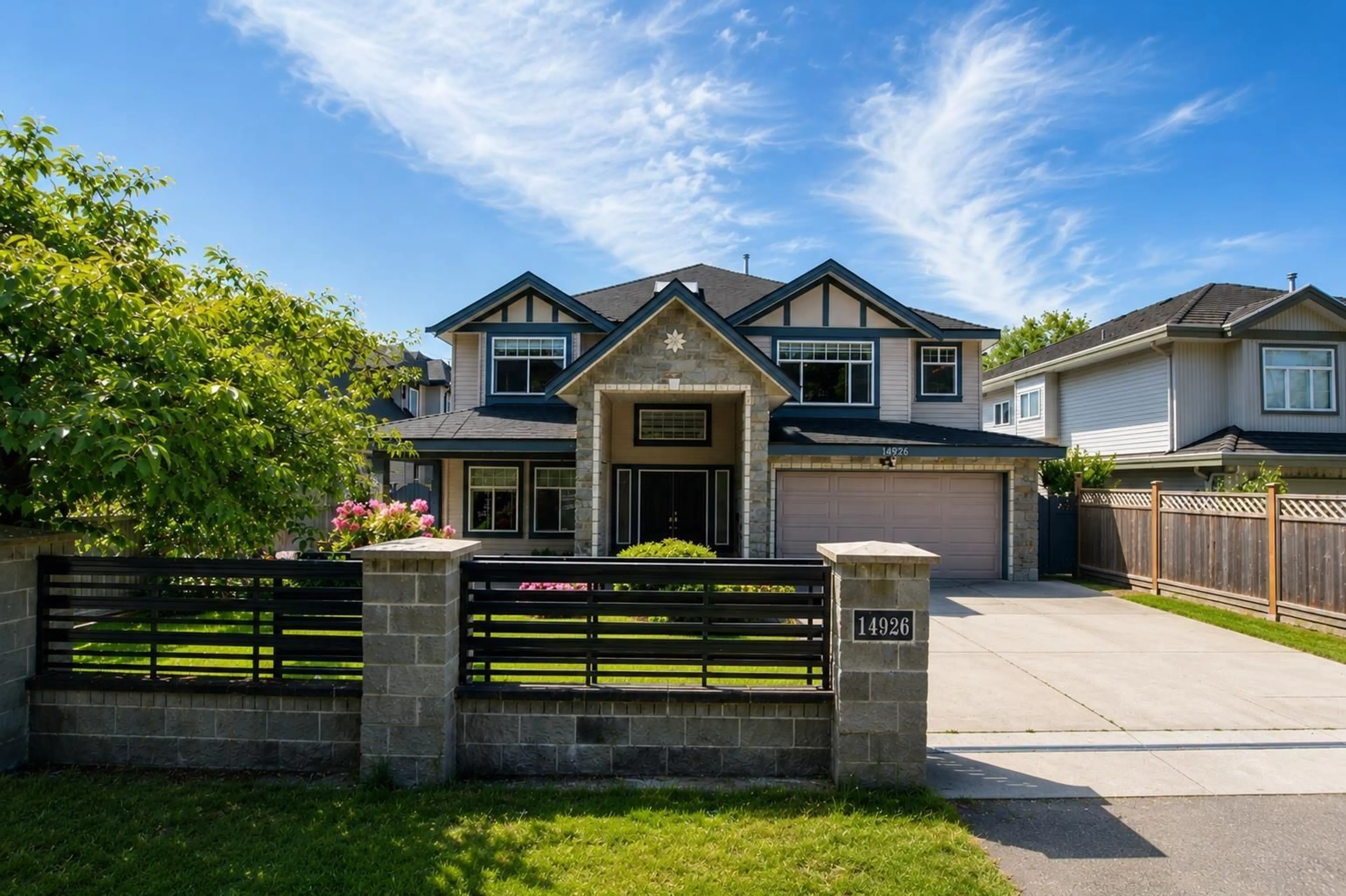Home with brick exterior material, street for 14926 102A AVENUE, Surrey British Columbia V3R1K9