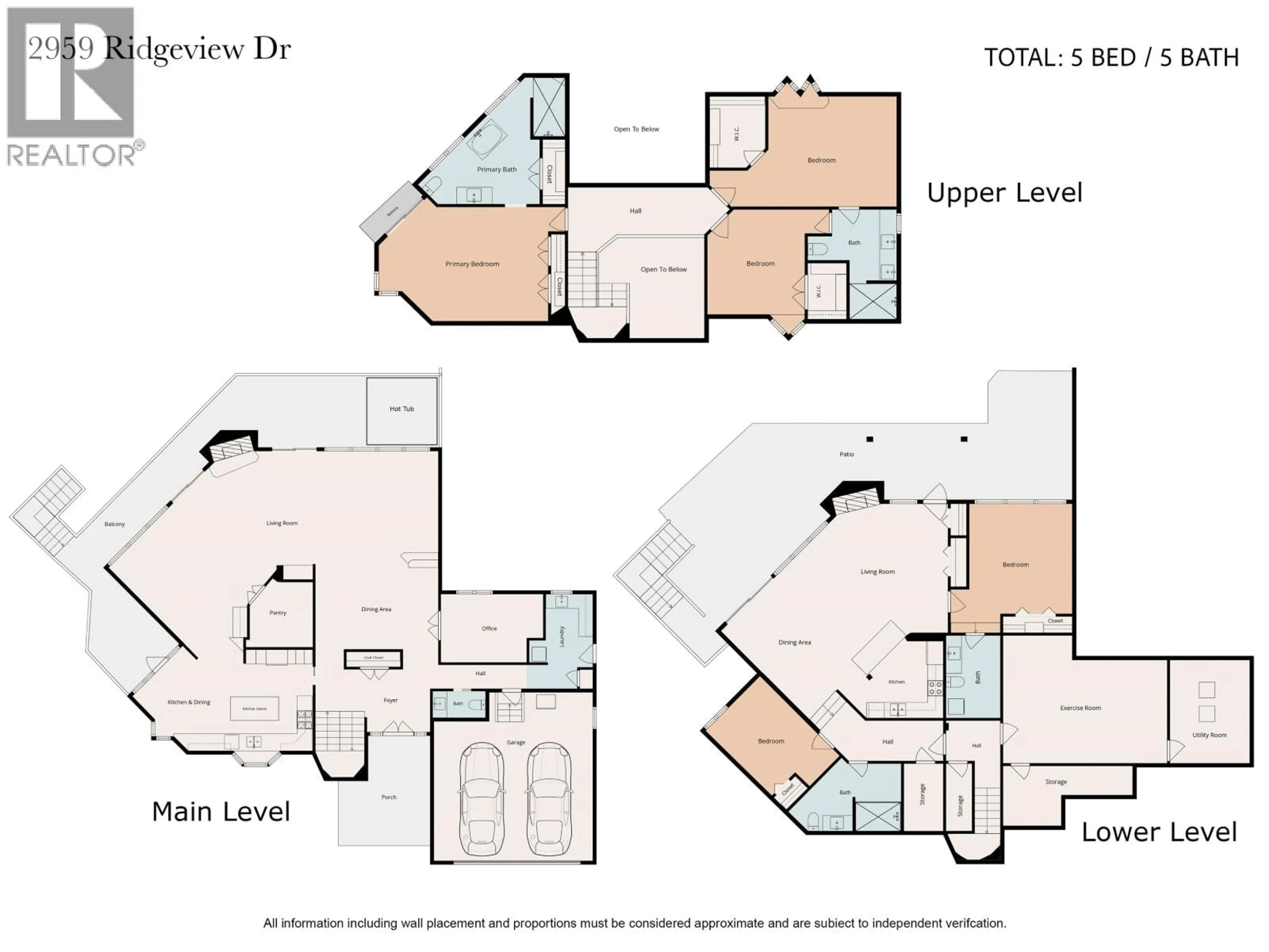 Floor plan for 2959 RIDGEVIEW DRIVE, Prince George British Columbia V2K3T5