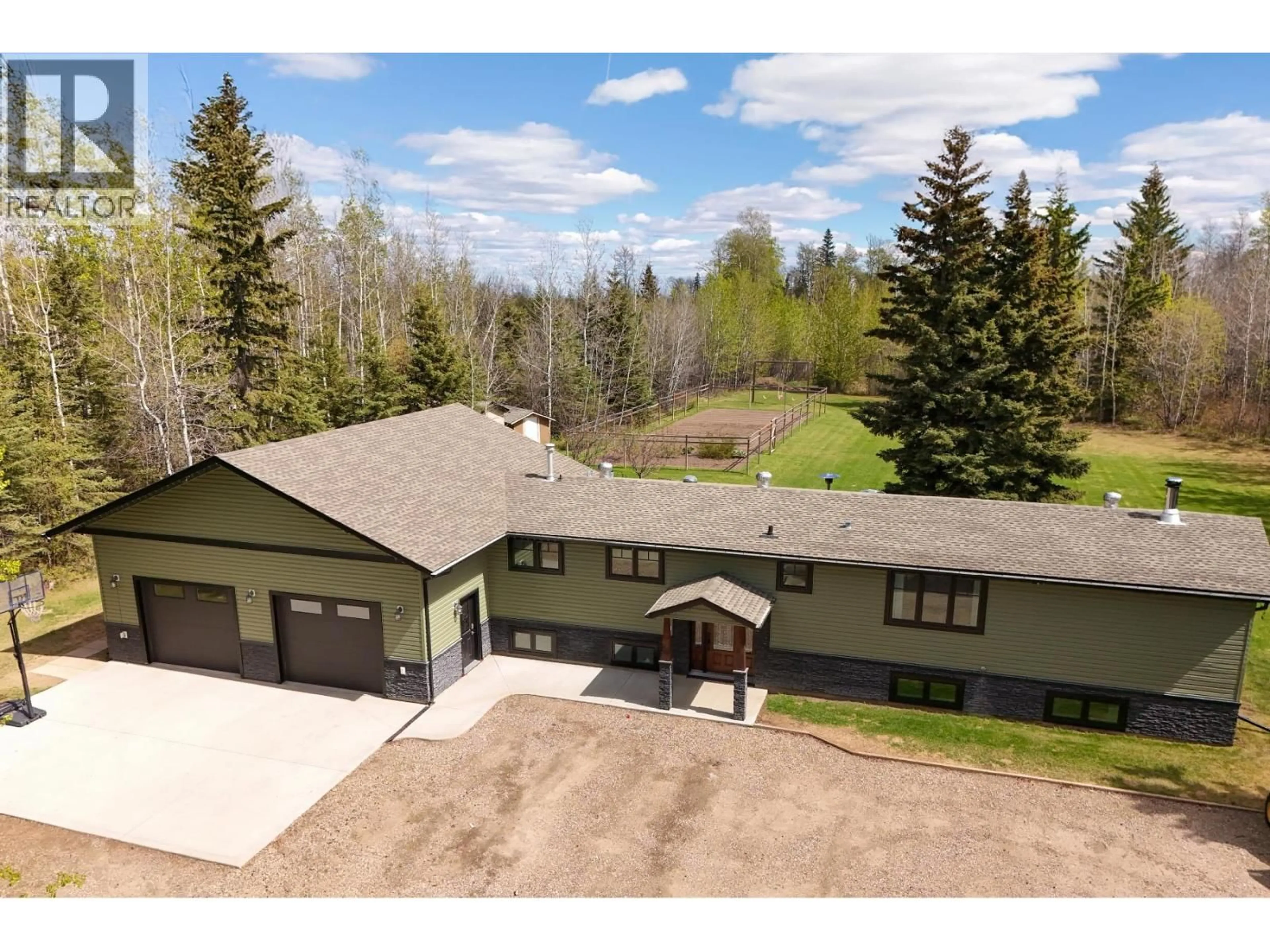 A pic from outside/outdoor area/front of a property/back of a property/a pic from drone, unknown for 13389 281 ROAD, Charlie Lake British Columbia V0C1H0