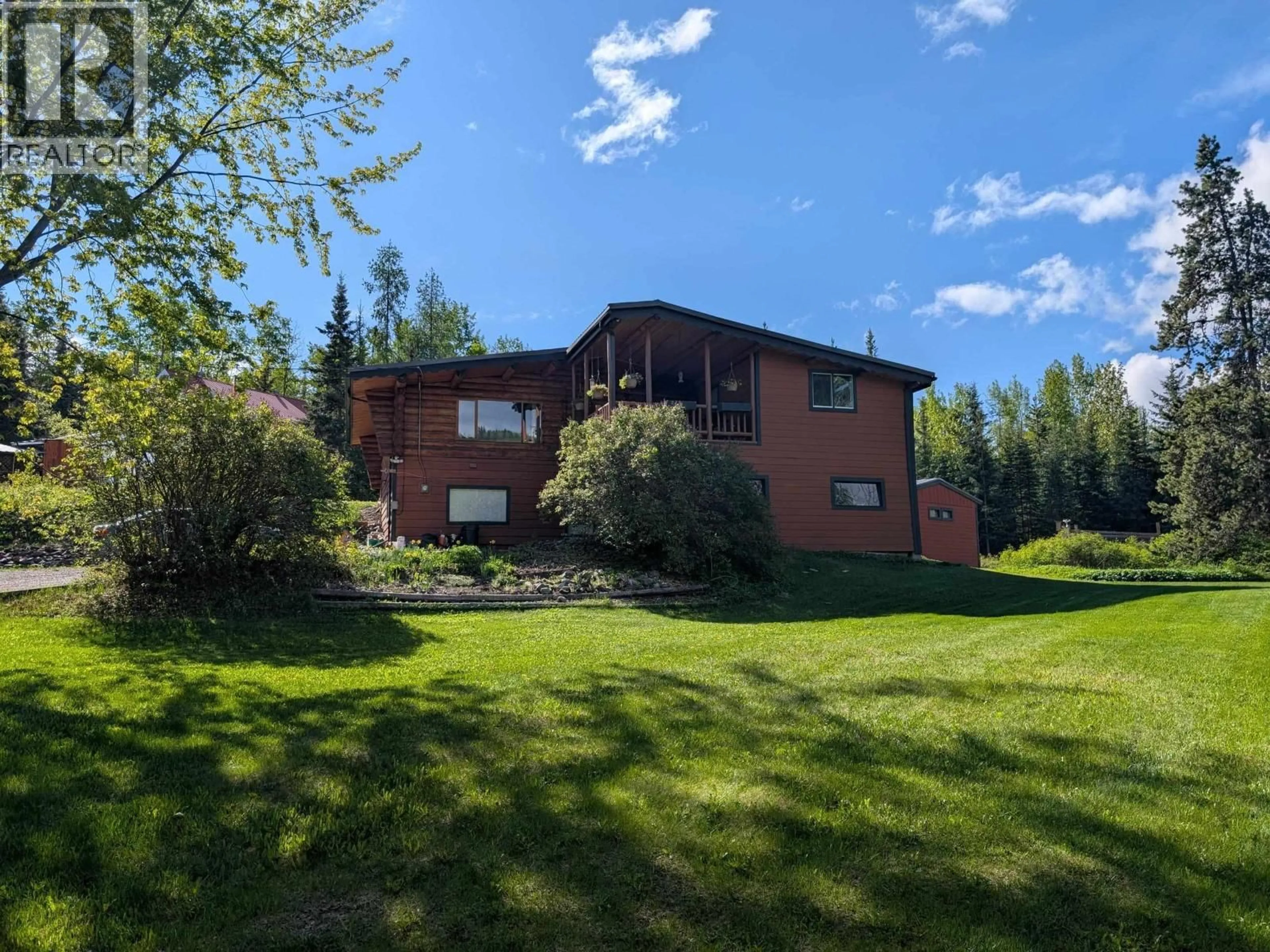 A pic from outside/outdoor area/front of a property/back of a property/a pic from drone, mountain view for 2089 MONCKTON ROAD, Smithers British Columbia V0J2N4
