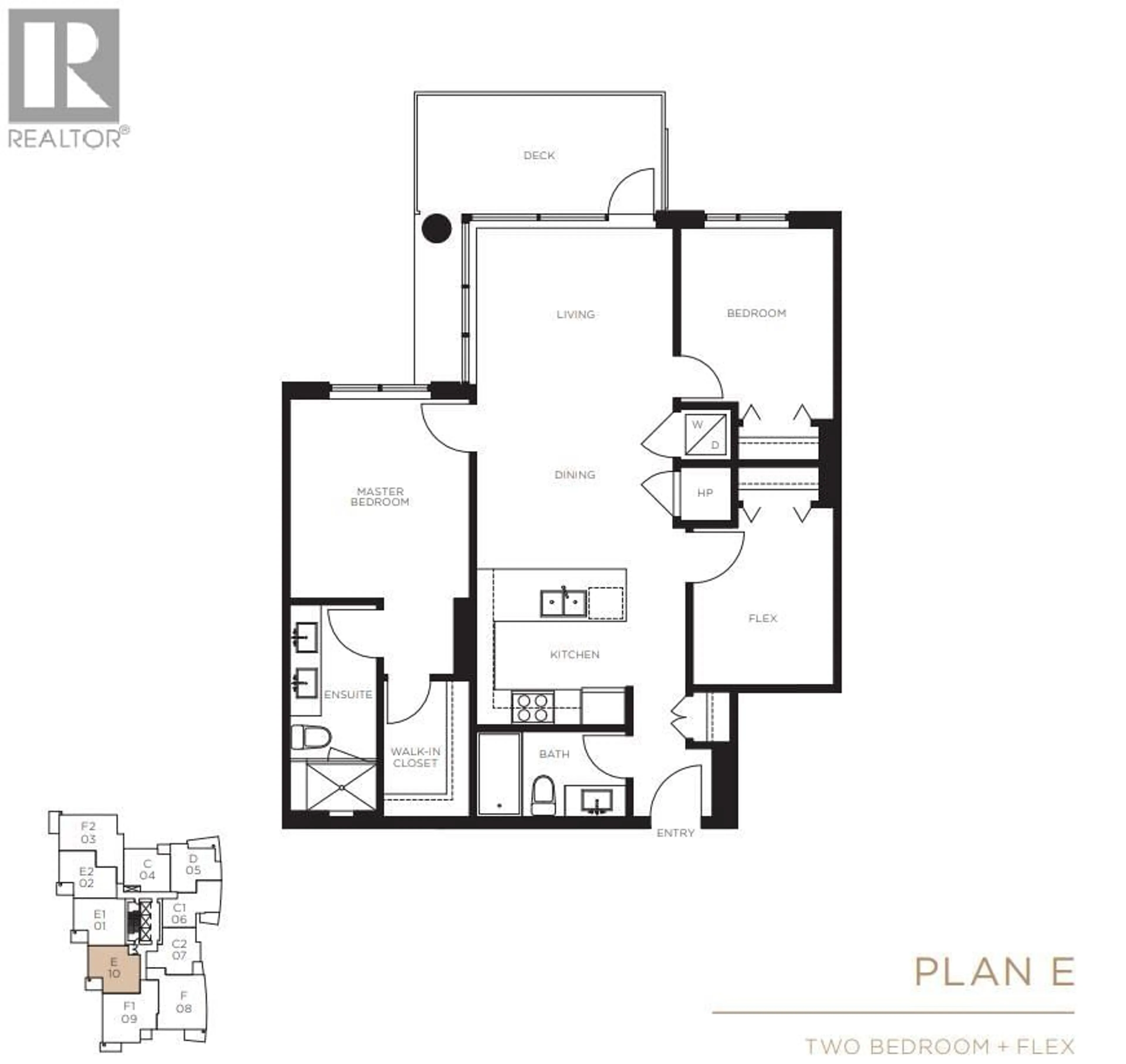 Floor plan for 1310 - 3487 BINNING ROAD, Vancouver British Columbia V6S0K8