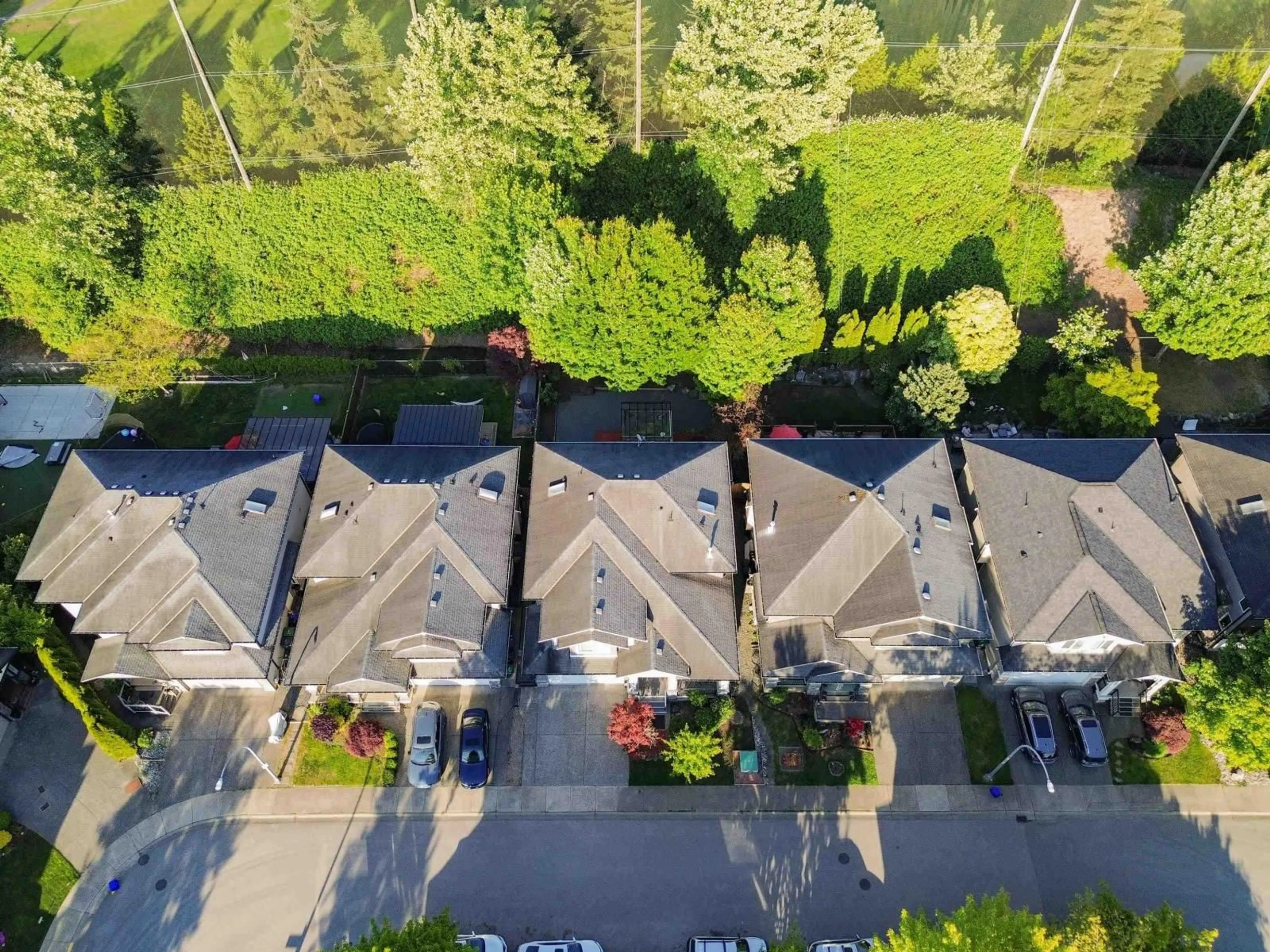 A pic from outside/outdoor area/front of a property/back of a property/a pic from drone, city buildings view from balcony for 9018 217 STREET, Langley British Columbia V1M4C7