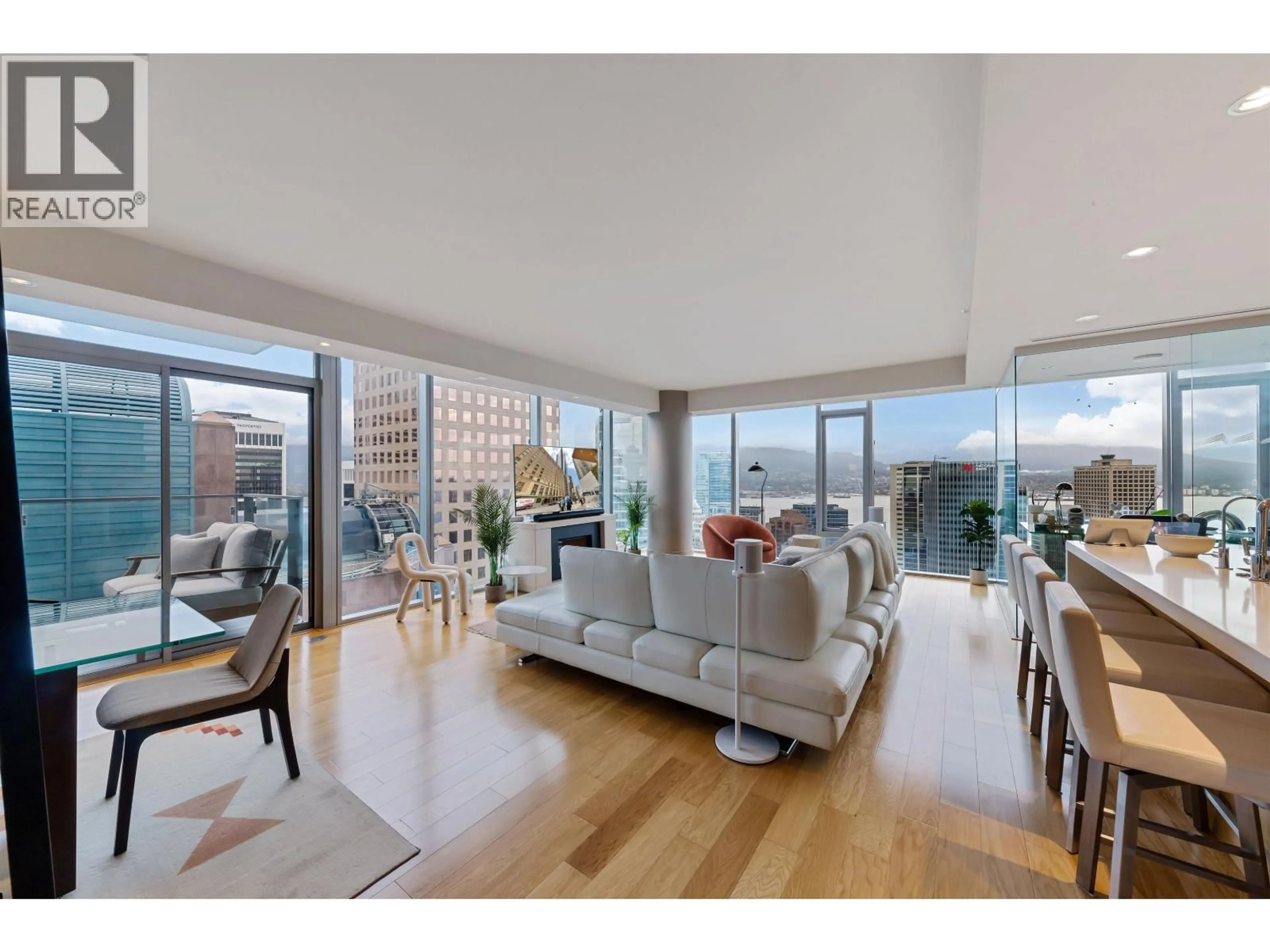Living room with furniture, unknown for 3202 - 667 HOWE STREET, Vancouver British Columbia V6C0B5