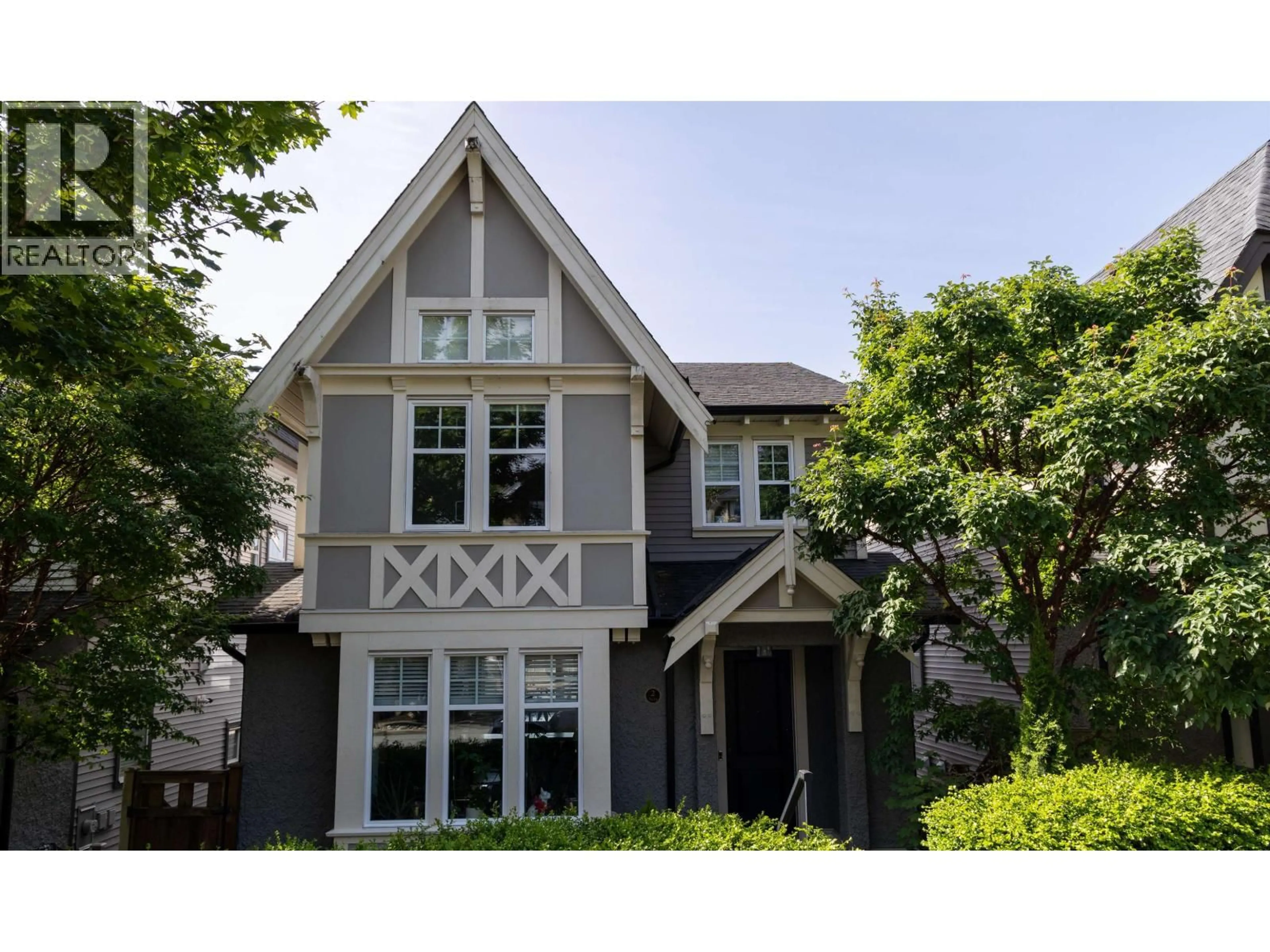 Home with vinyl exterior material, street for 2 - 3438 GISLASON AVENUE, Coquitlam British Columbia V3B3H7