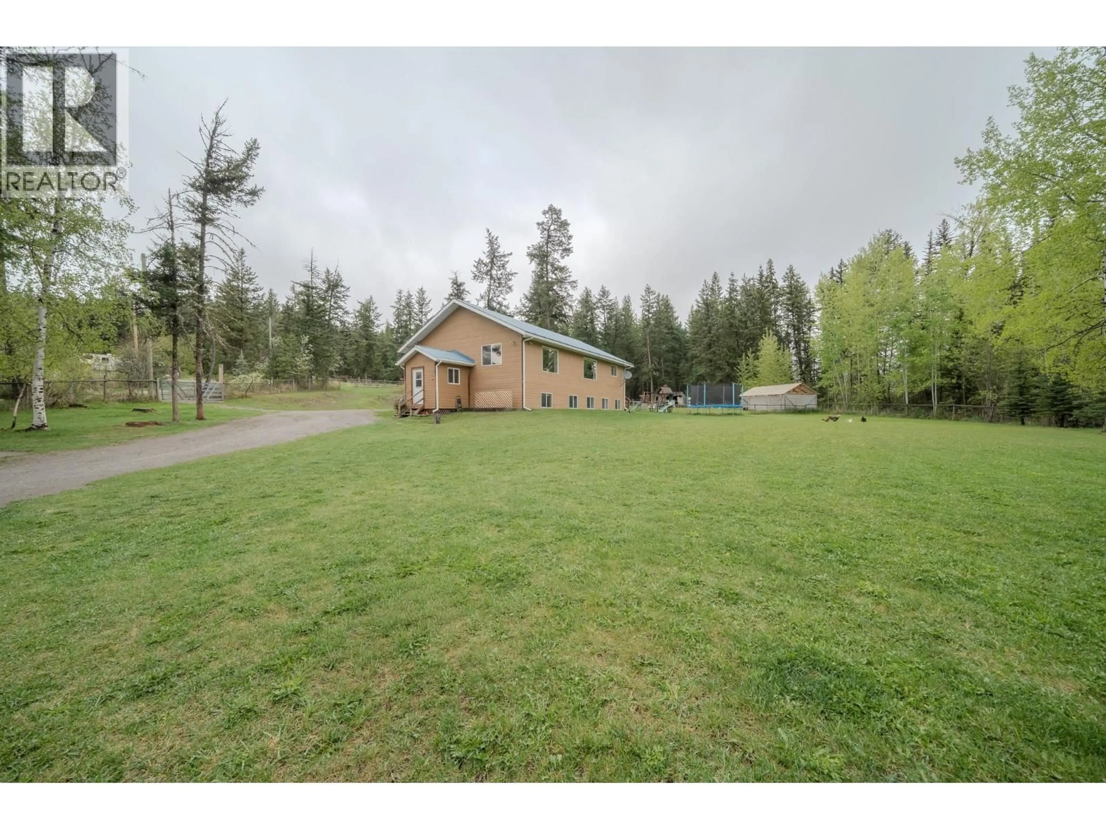 A pic from outside/outdoor area/front of a property/back of a property/a pic from drone, unknown for 1449 ENRIGHT ROAD, McLeese Lake British Columbia V0L1P0