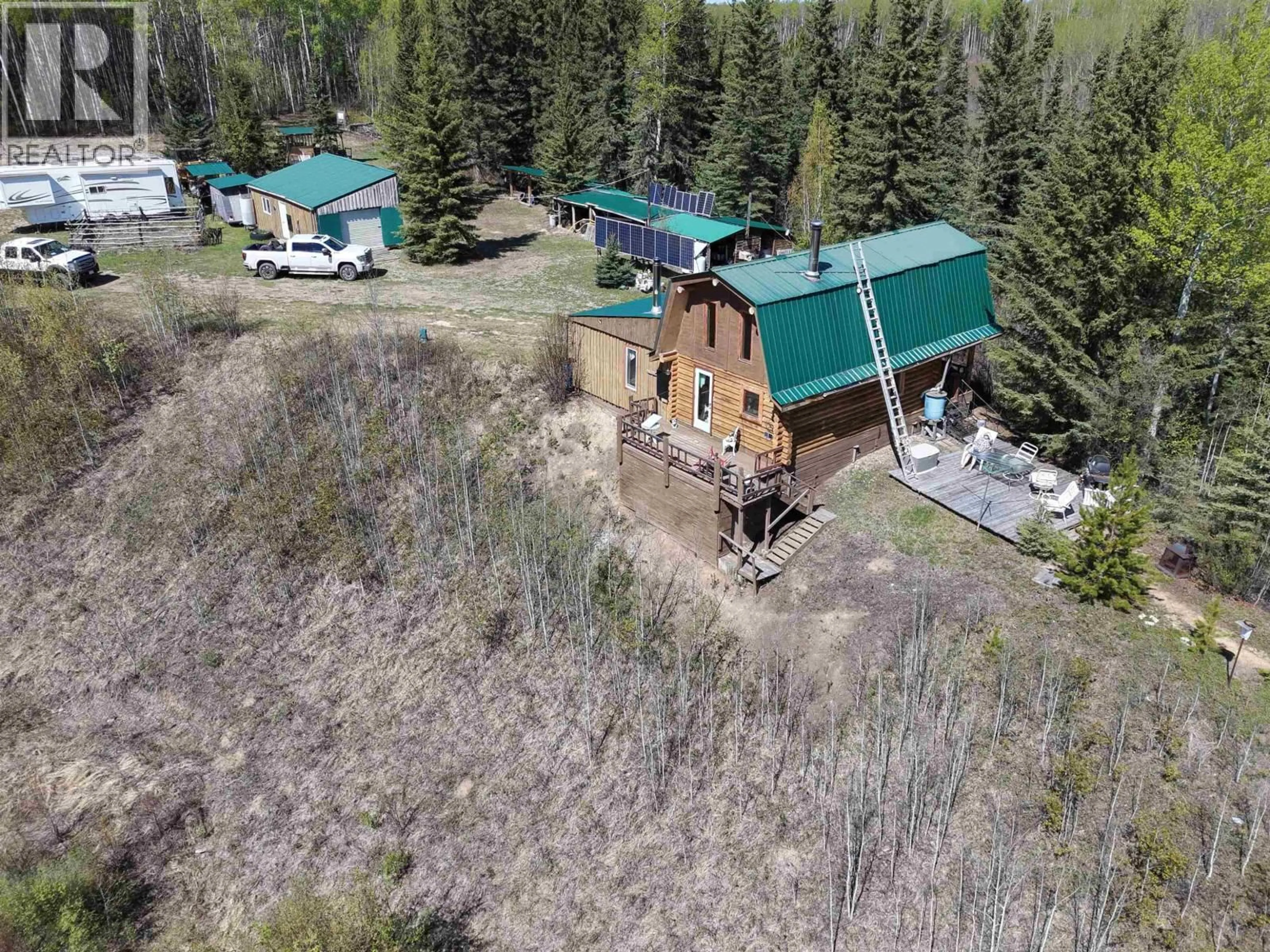 A pic from outside/outdoor area/front of a property/back of a property/a pic from drone, unknown for 14203 217 ROAD, Goodlow British Columbia V0C1S0