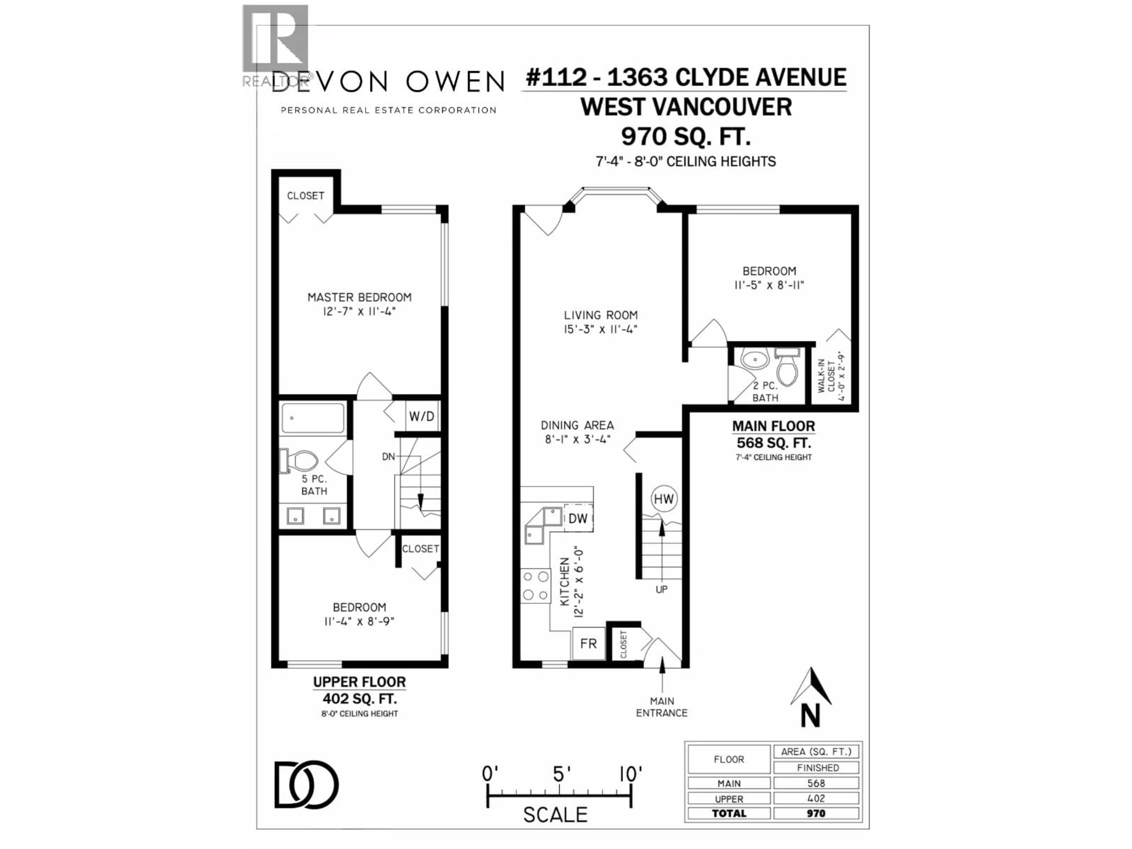 Floor plan for 112 - 1363 CLYDE AVENUE, West Vancouver British Columbia V7T2W9