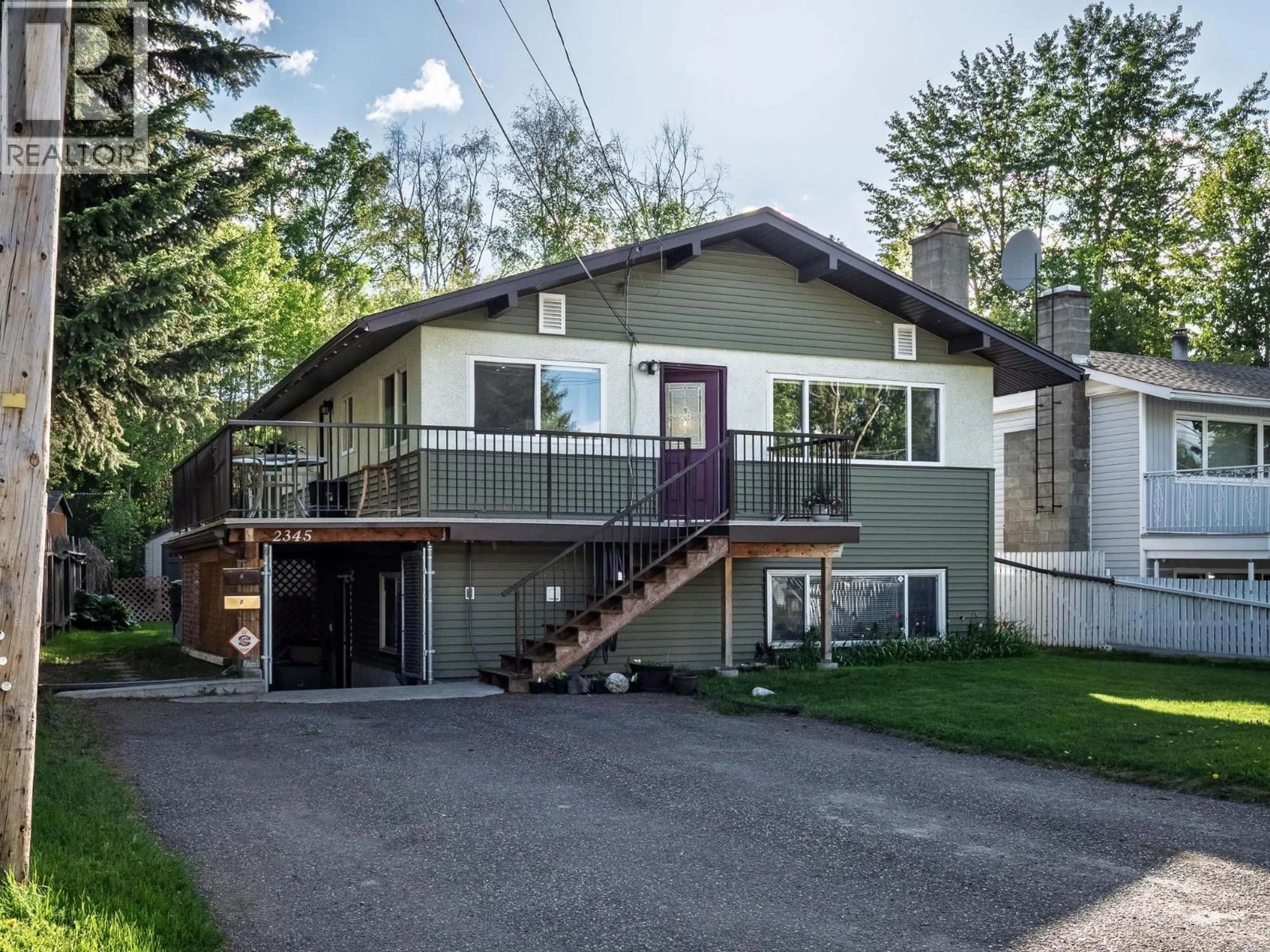Home with vinyl exterior material, unknown for 2345 ROYAL CRESCENT, Prince George British Columbia V2L1H4