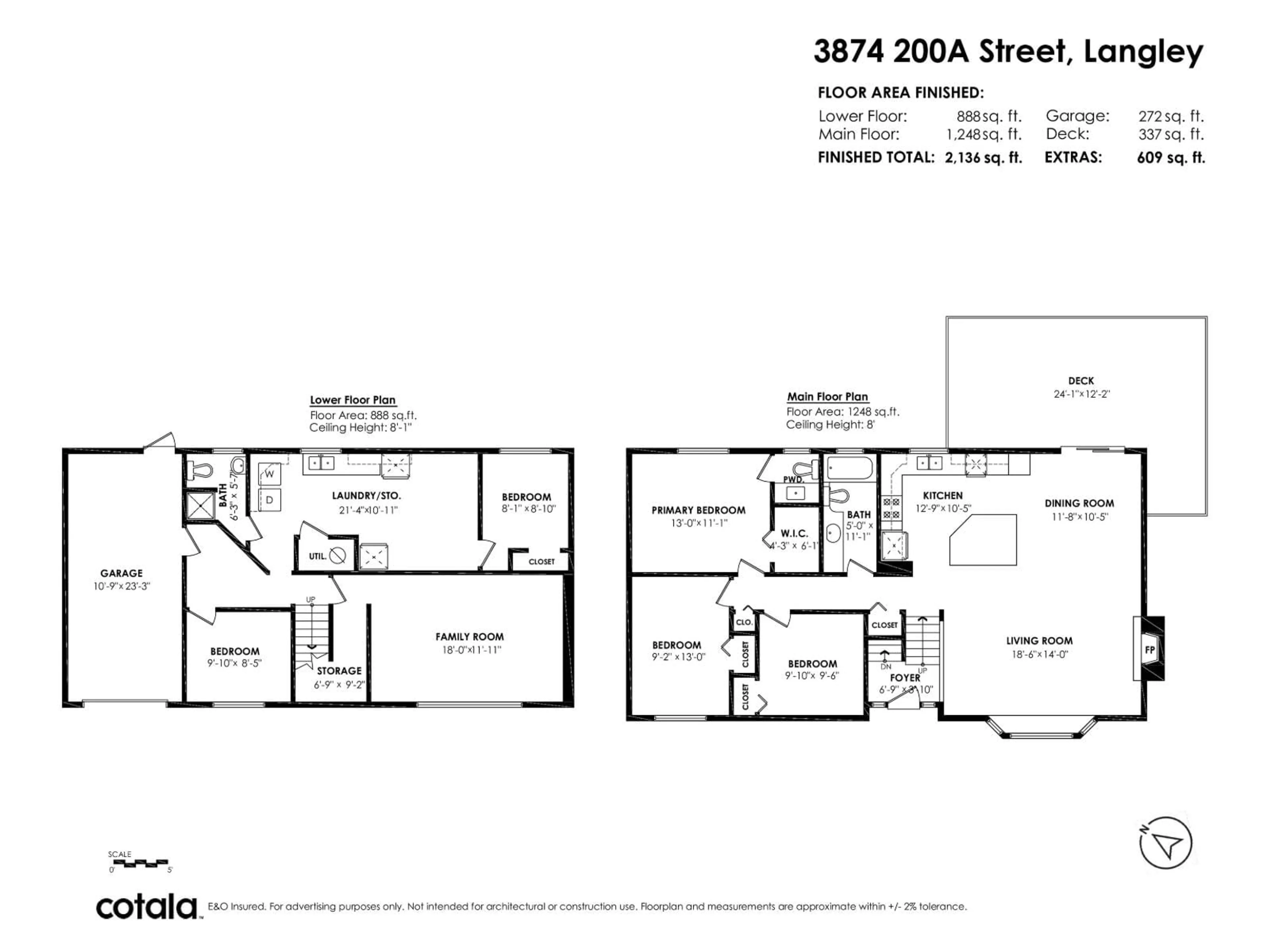 Floor plan for 3874 200A STREET, Langley British Columbia V3A6K7