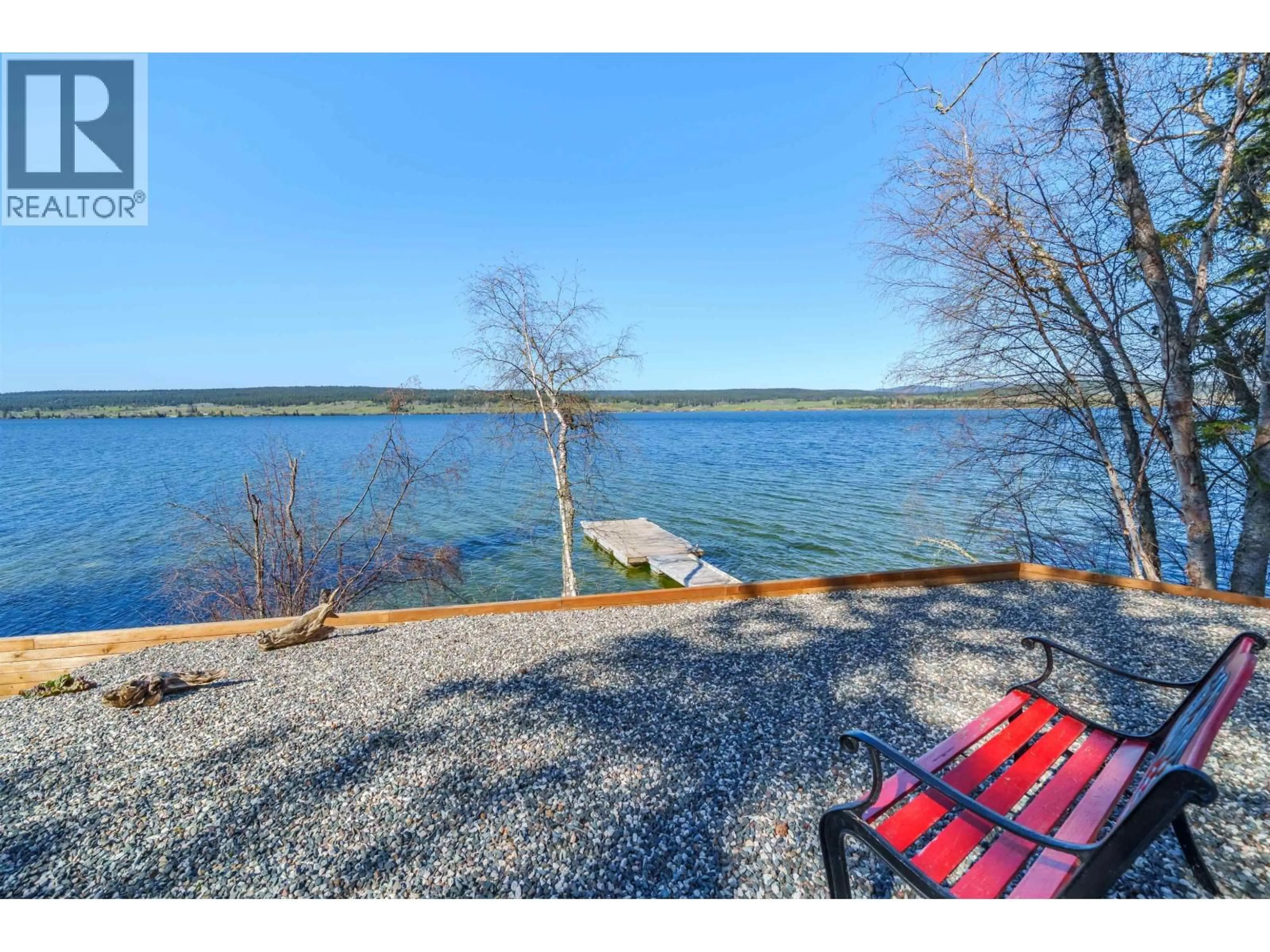 Patio, water/lake/river/ocean view for 4677 CAVERLY ROAD, Lac La Hache British Columbia V0K1T0
