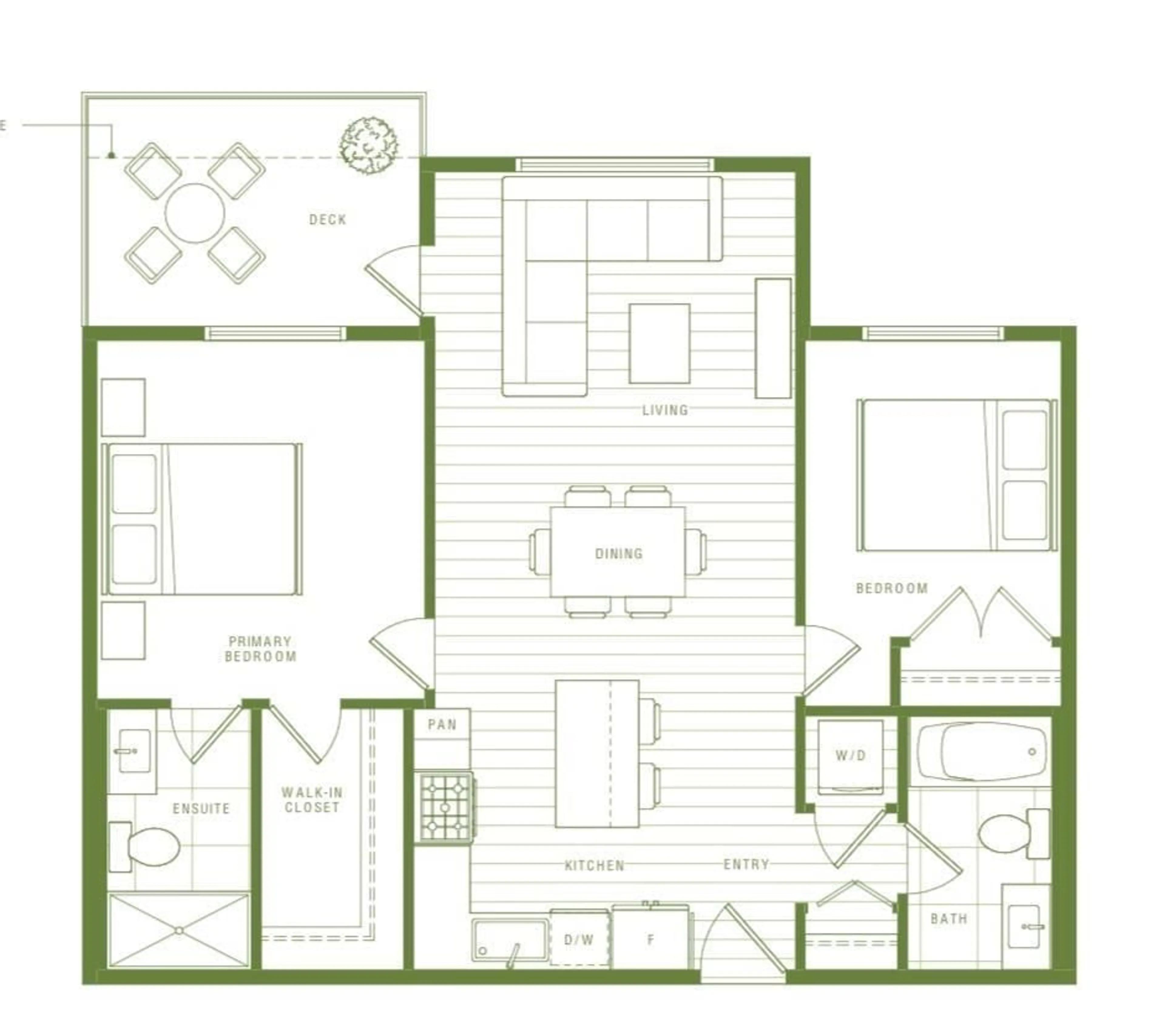 Floor plan for 204 - 3480 146A STREET, Surrey British Columbia V4P0H6