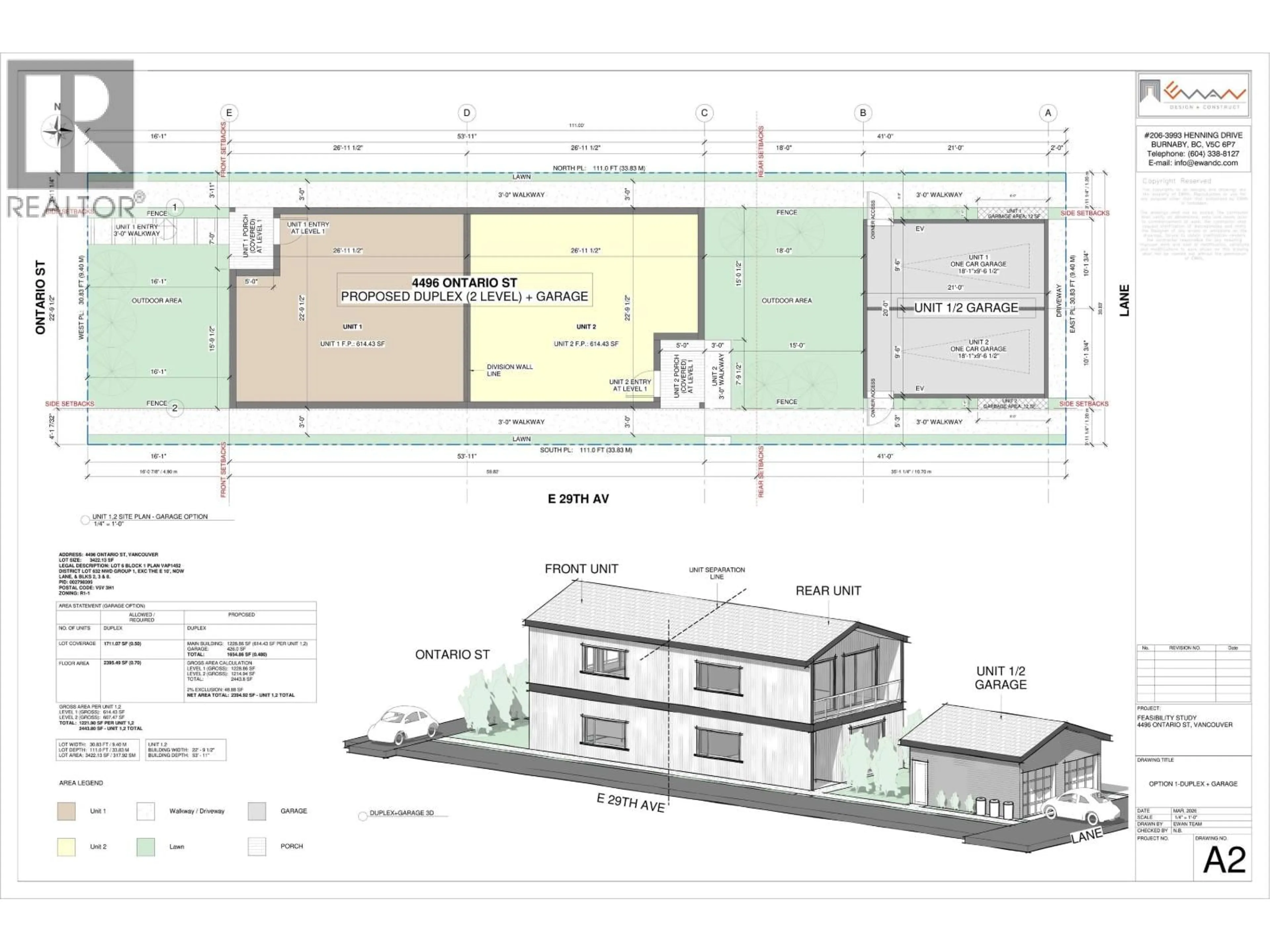 Floor plan for 4496 ONTARIO STREET, Vancouver British Columbia V5V3H1