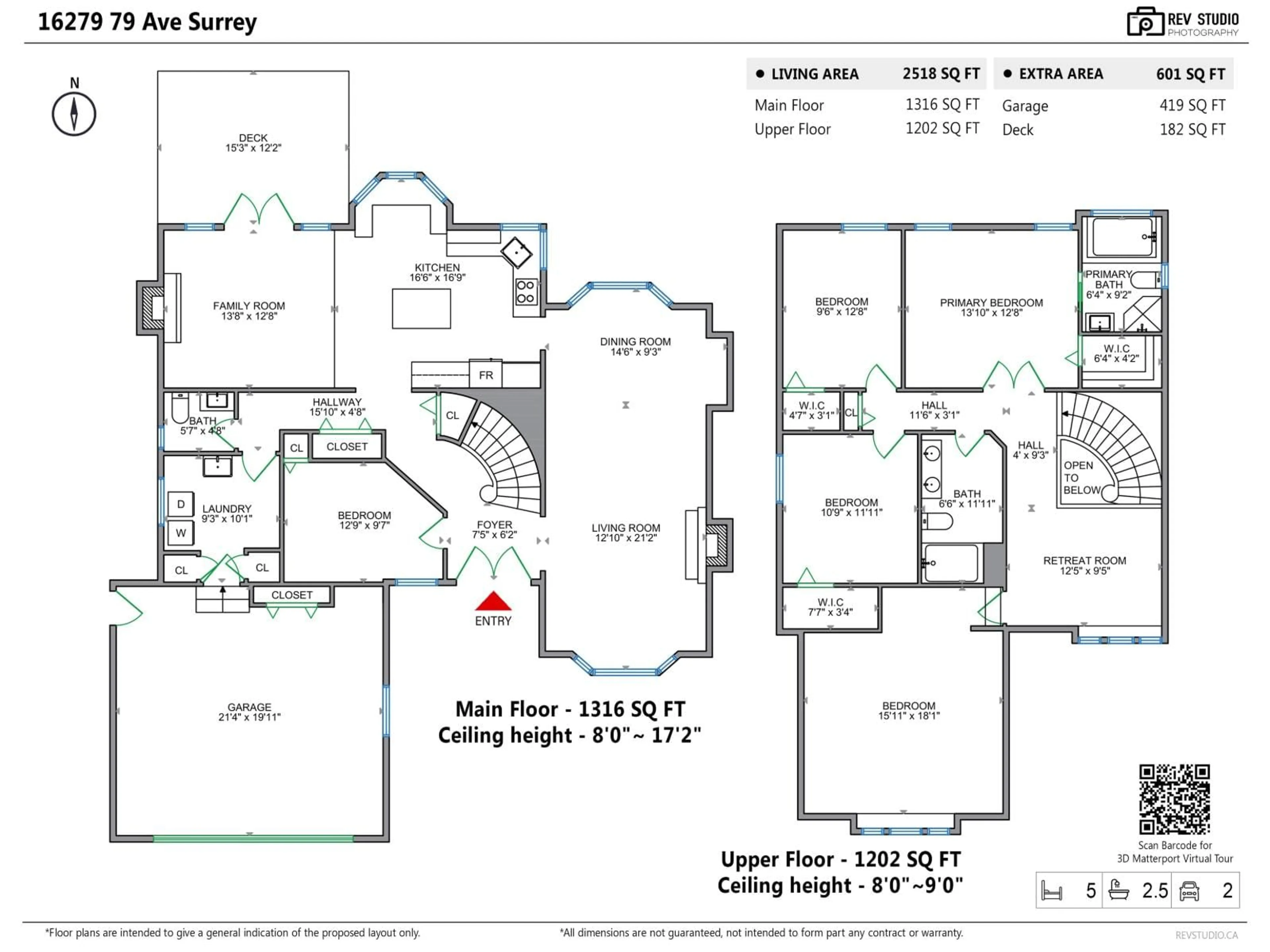 Floor plan for 16279 79 AVENUE, Surrey British Columbia V4N0K4