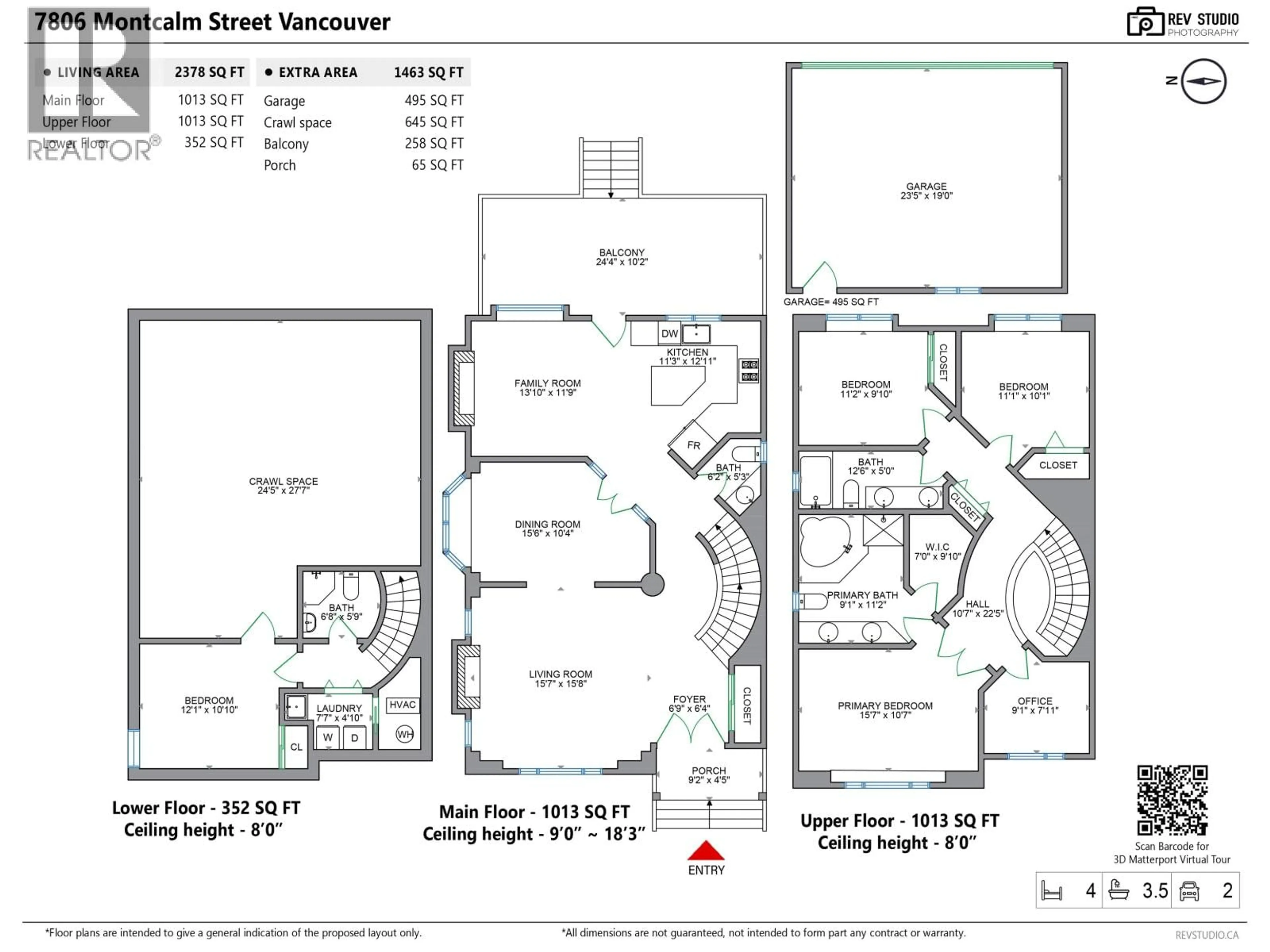 Floor plan for 7806 MONTCALM STREET, Vancouver British Columbia V6P4P3