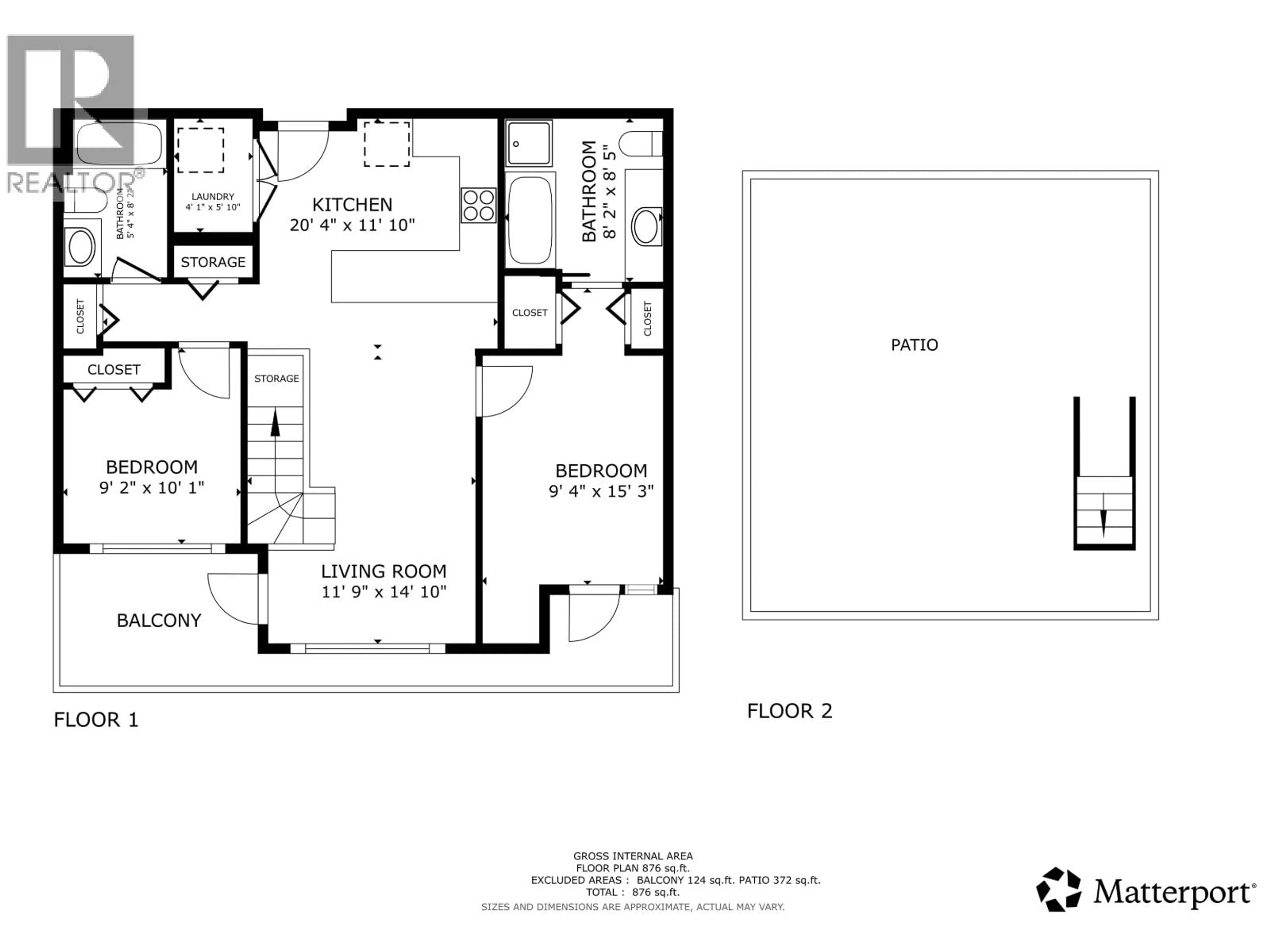 Floor plan for 505 - 10020 DUNOON DRIVE, Richmond British Columbia V7A0A7