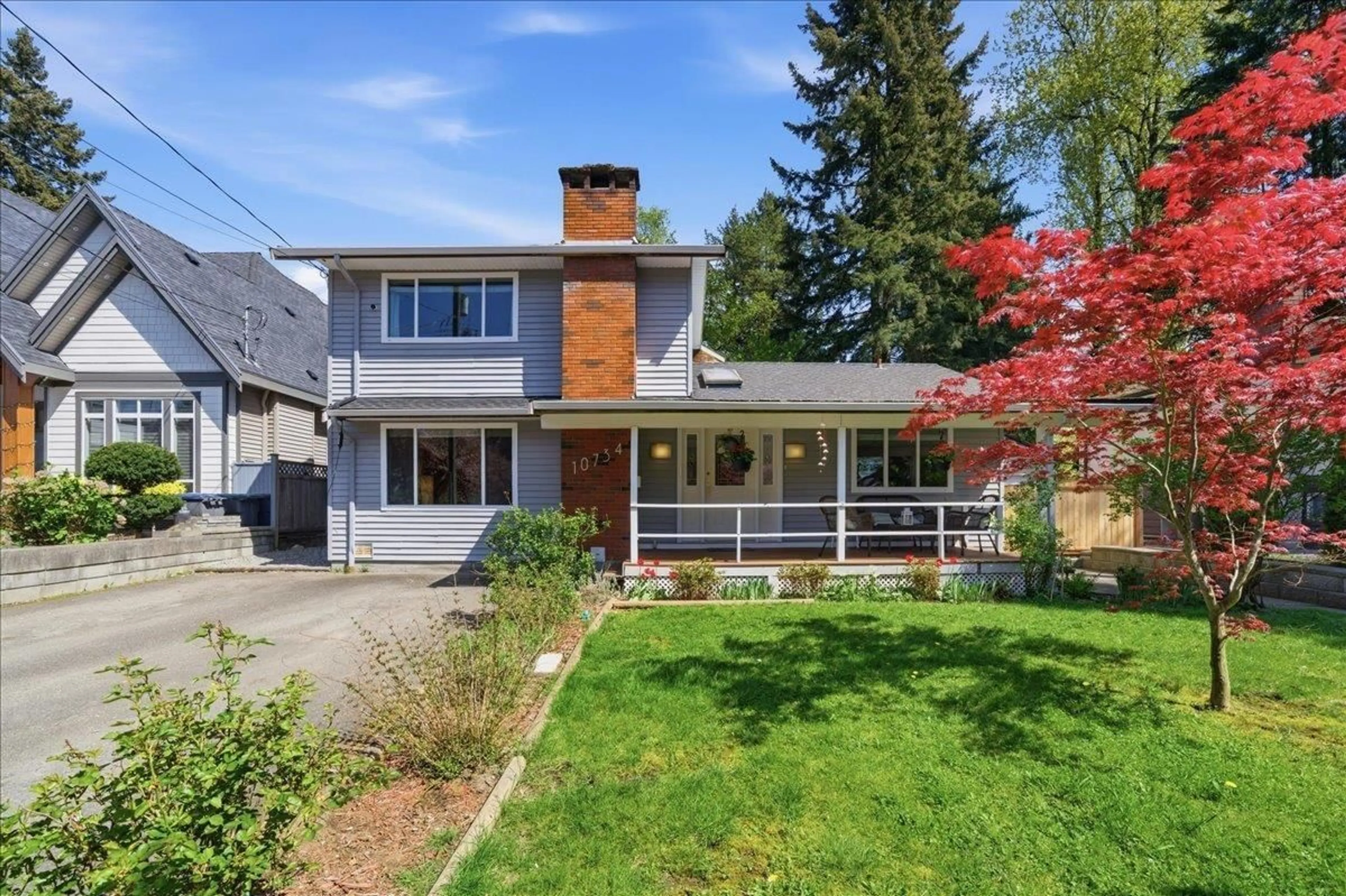 Home with brick exterior material, street for 10734 141 STREET, Surrey British Columbia V3T4R4