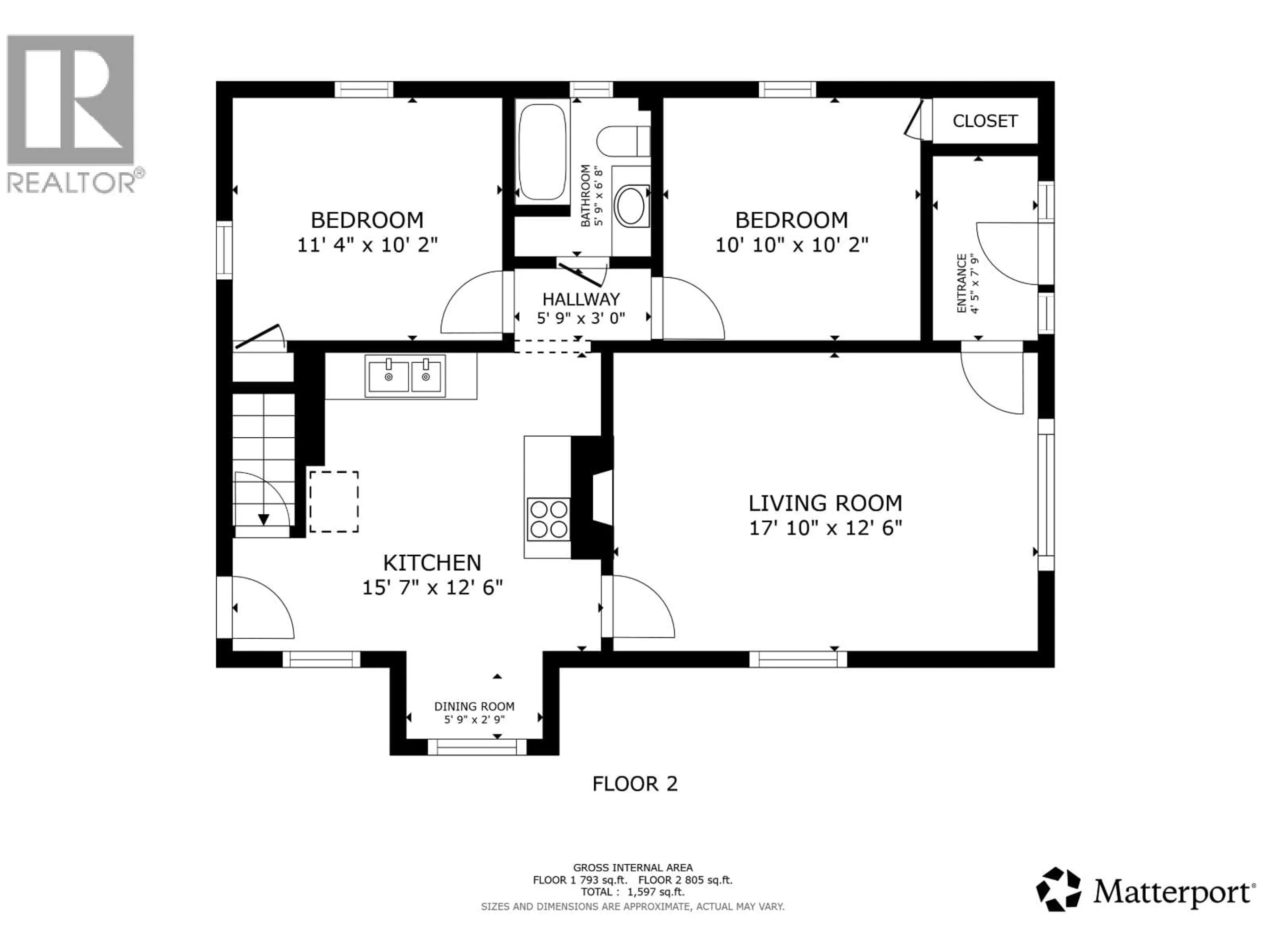 Floor plan for 1105 HAMILTON STREET, New Westminster British Columbia V3M2M8