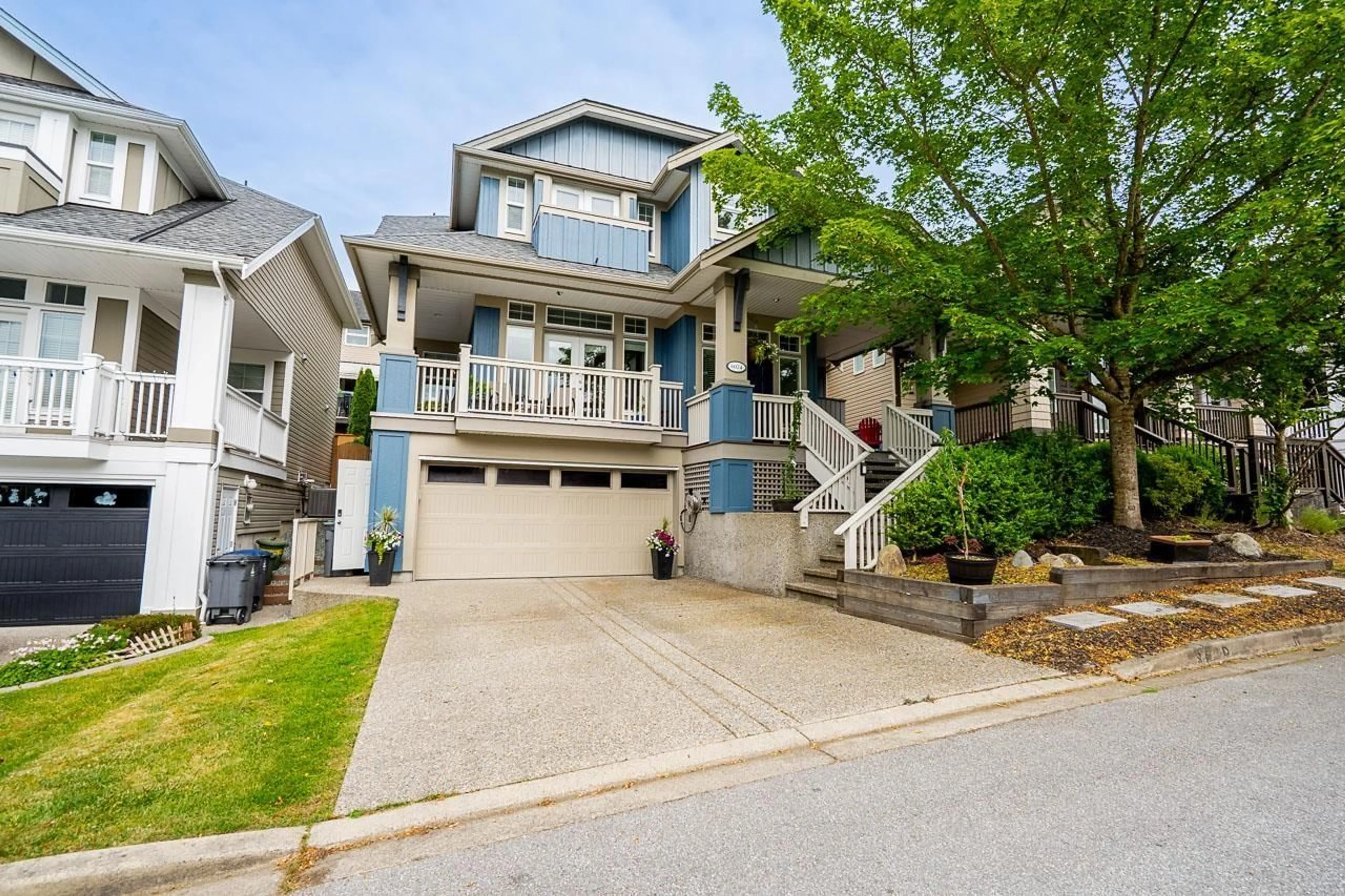 Home with vinyl exterior material, street for 6074 163B STREET, Surrey British Columbia V3S2H7